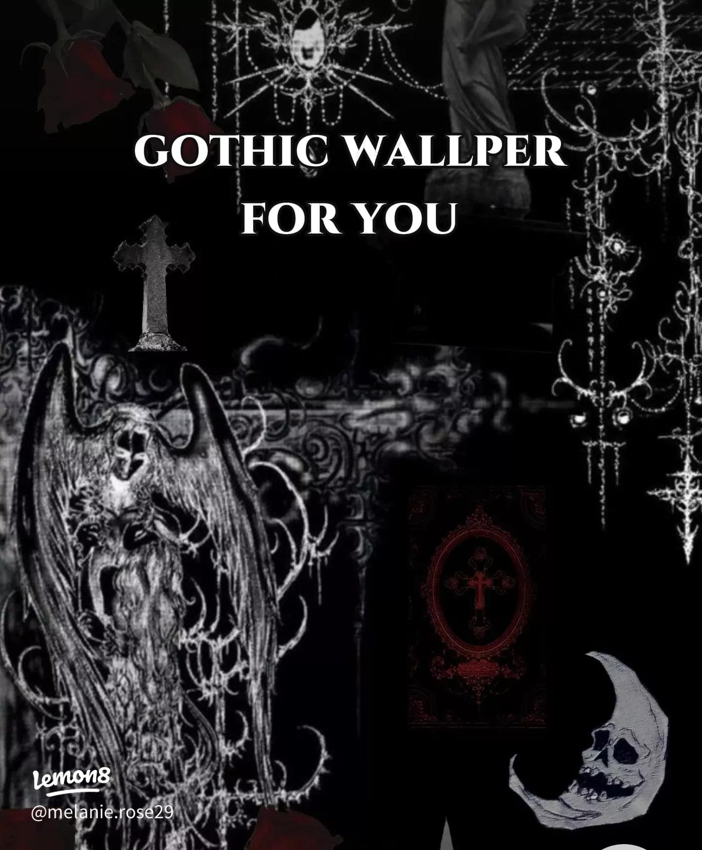 1440x1743 Dark Gothic Wallpaper: Aesthetic Phone Background & Alt Art