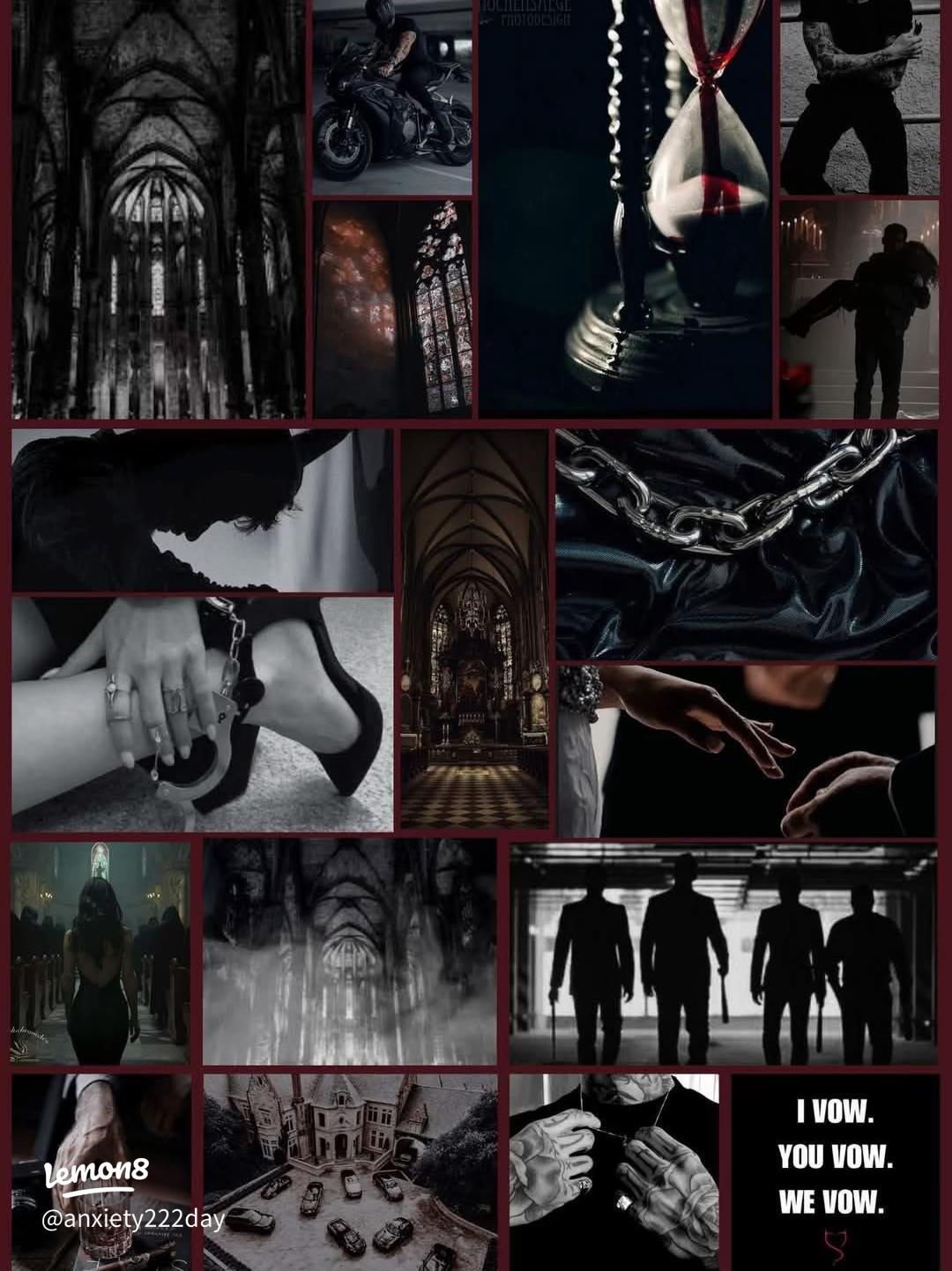 1080x1442 Lords Series Lock Screens: 'I VOW YOU VOW WE VOW' Dark Romance Aesthetics