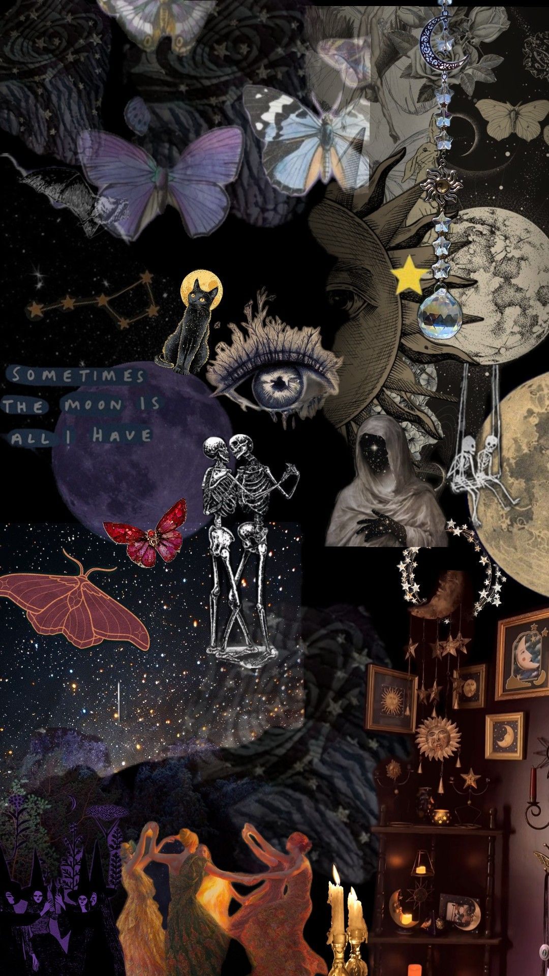 1080x1920 Whimsy Goth Wallpaper