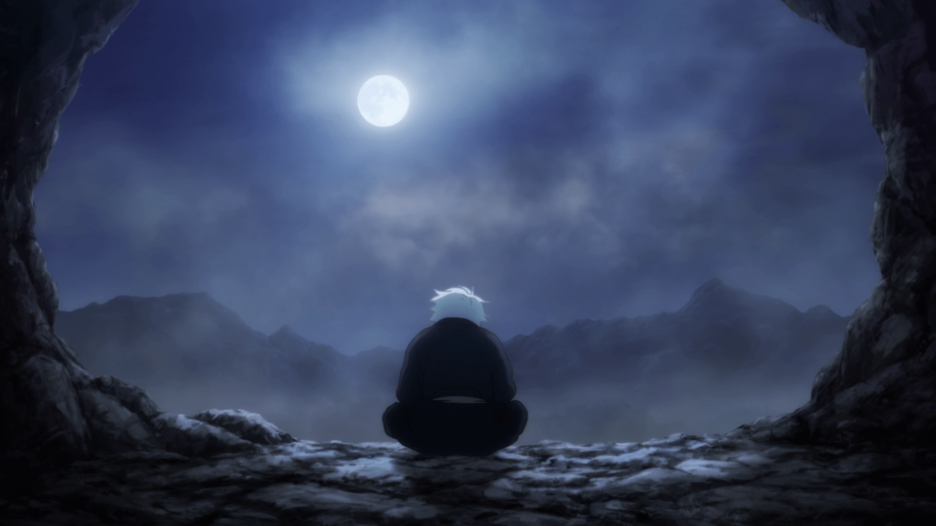 1920x1080 Don't know if any of you've noticed but the final episode of Season 1 ends with Gabimaru under the full moon after he reverts back to being an Iwagakure shinobi, a life