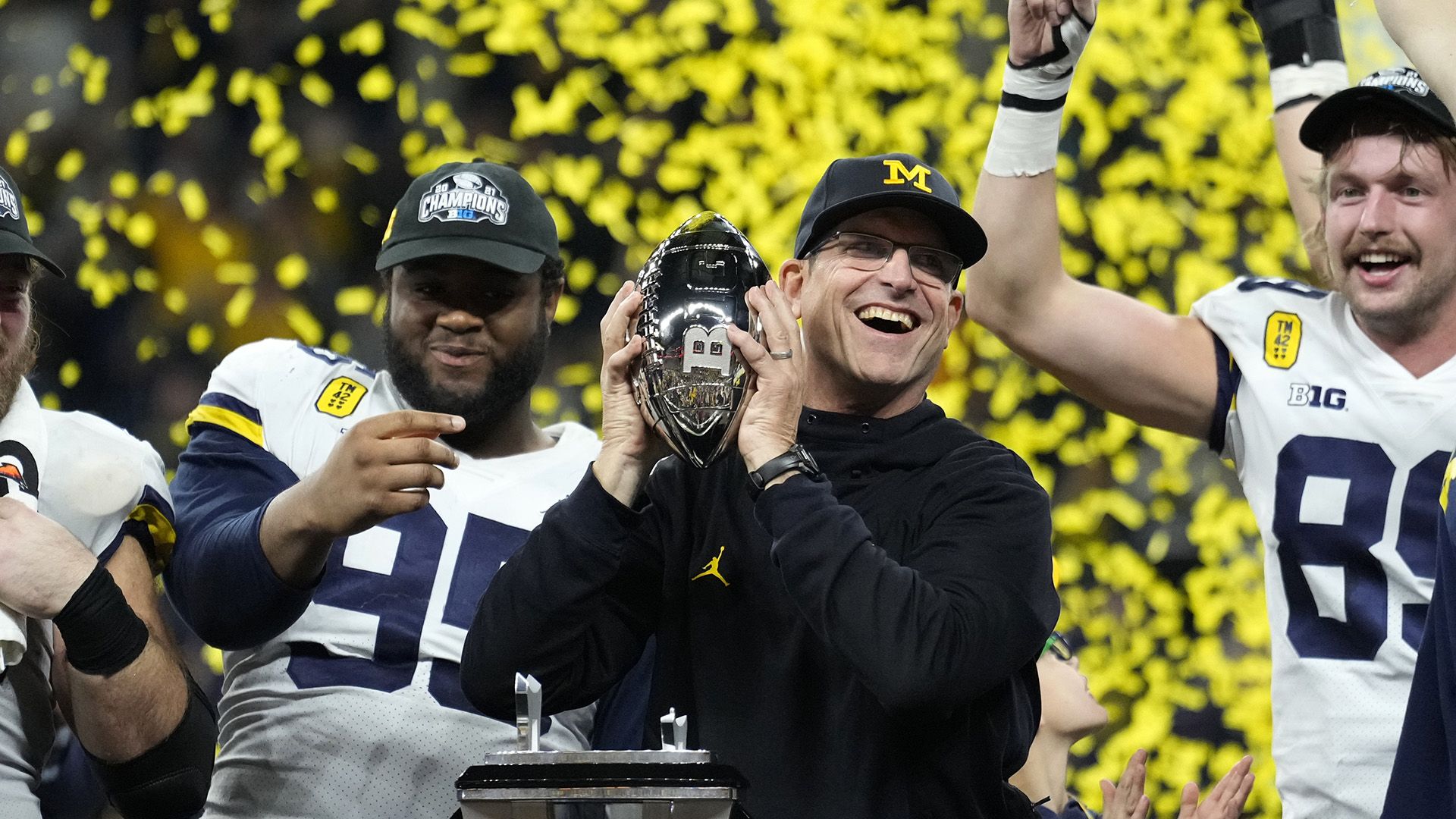 1920x1080 Michigan's Jim Harbaugh is AP coach of the year, Fickell 2nd