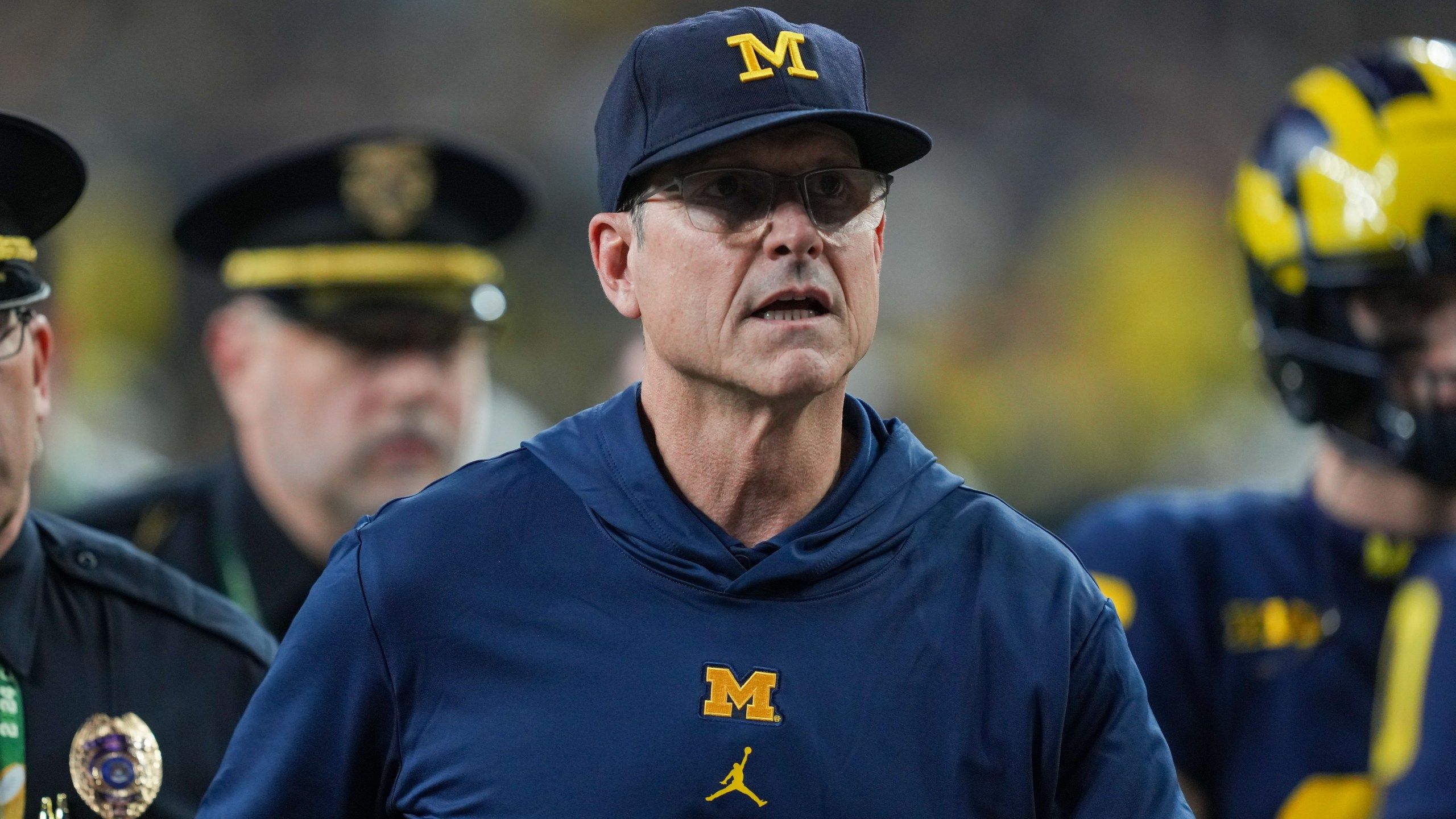 2560x1440 Michigan Coach Jim Harbaugh Leaving To Coach Los Angeles Chargers. NBC4 WCMH TV