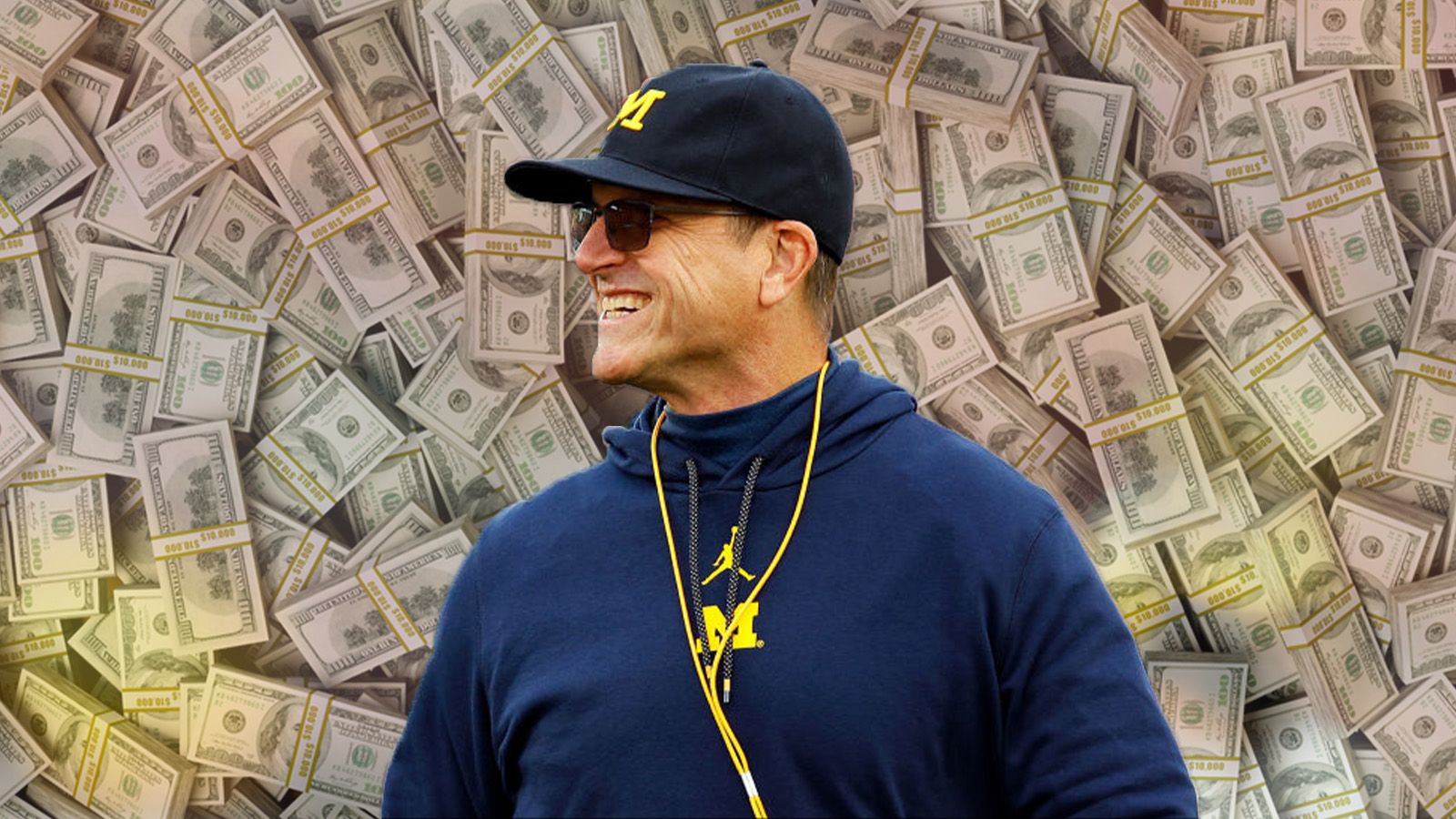 1600x900 Jim Harbaugh Gets Big Bonus For Winning Game He Didn't Coach