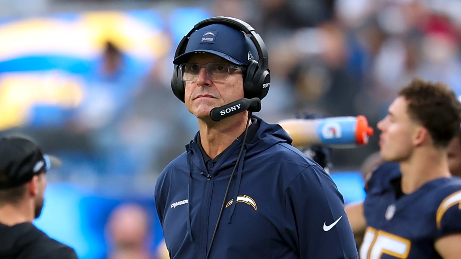1600x900 Jim Harbaugh noncommittal on OC Greg Roman