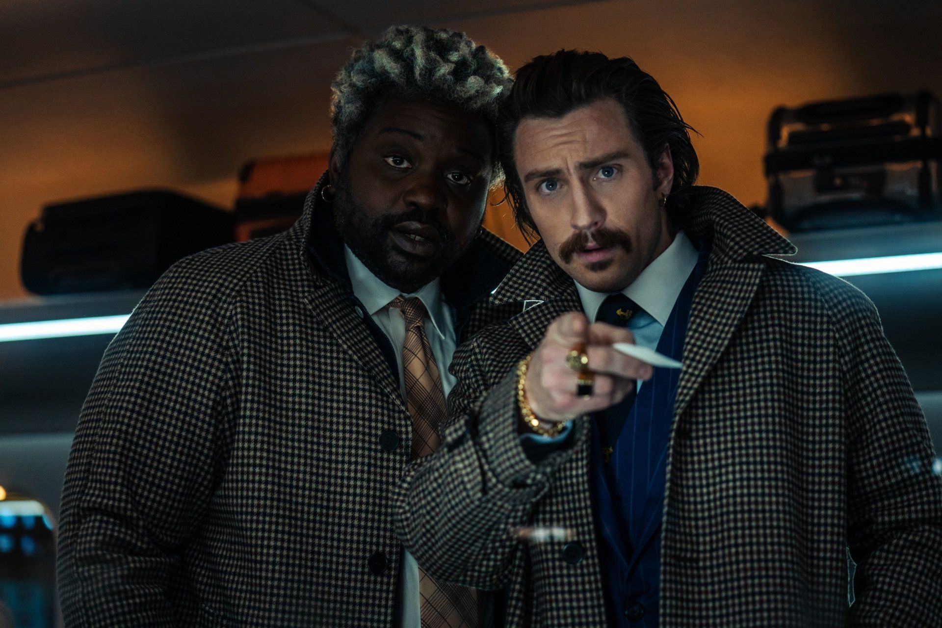 1920x1280 Bullet Train Stars Aaron Taylor Johnson & Brian Tyree HenryK Ultra HD Wallpaperx2666