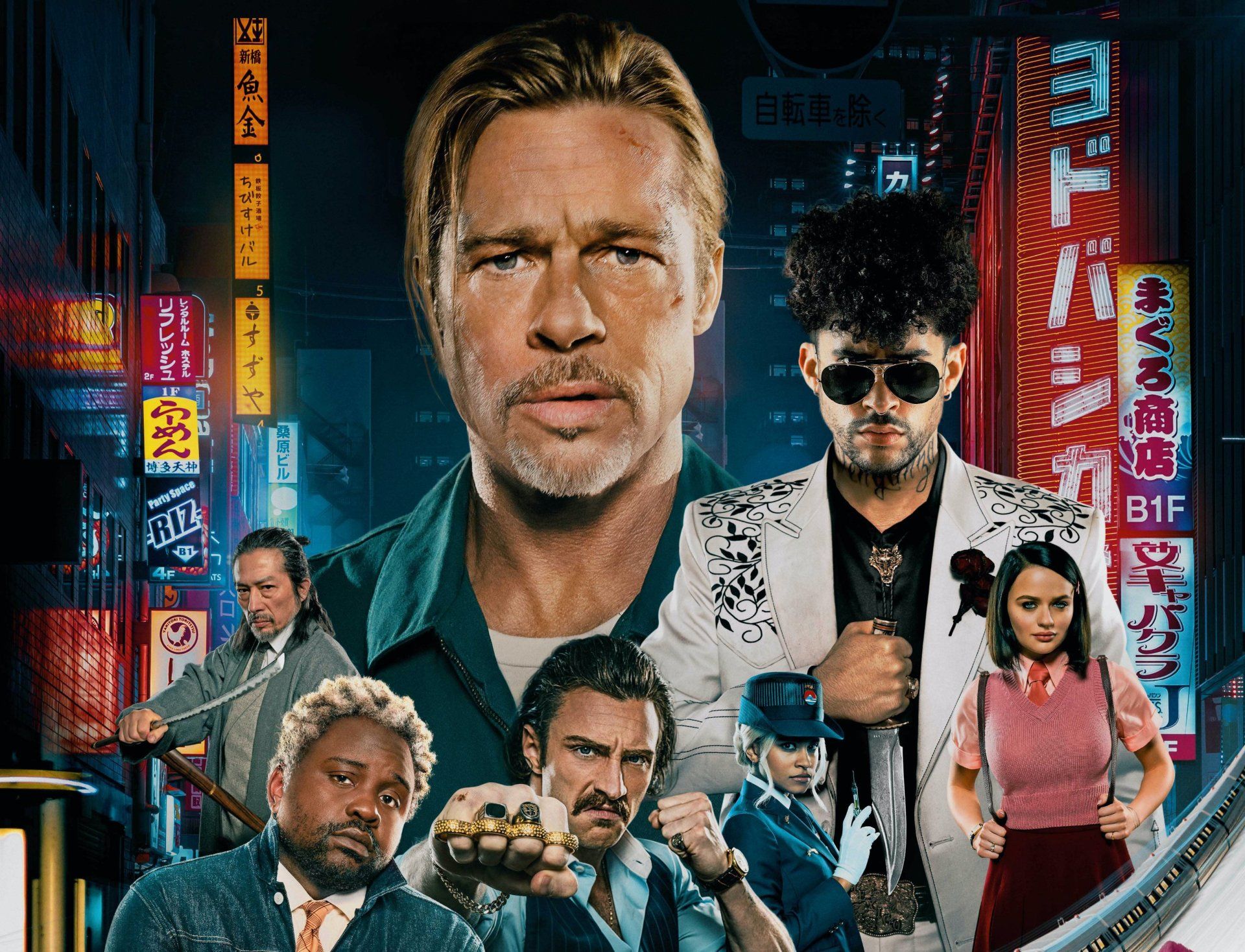 1920x1468 Download Brian Tyree Henry Zazie Beetz Joey King Brad Pitt Movie Bullet Train HD Wallpaperx2505