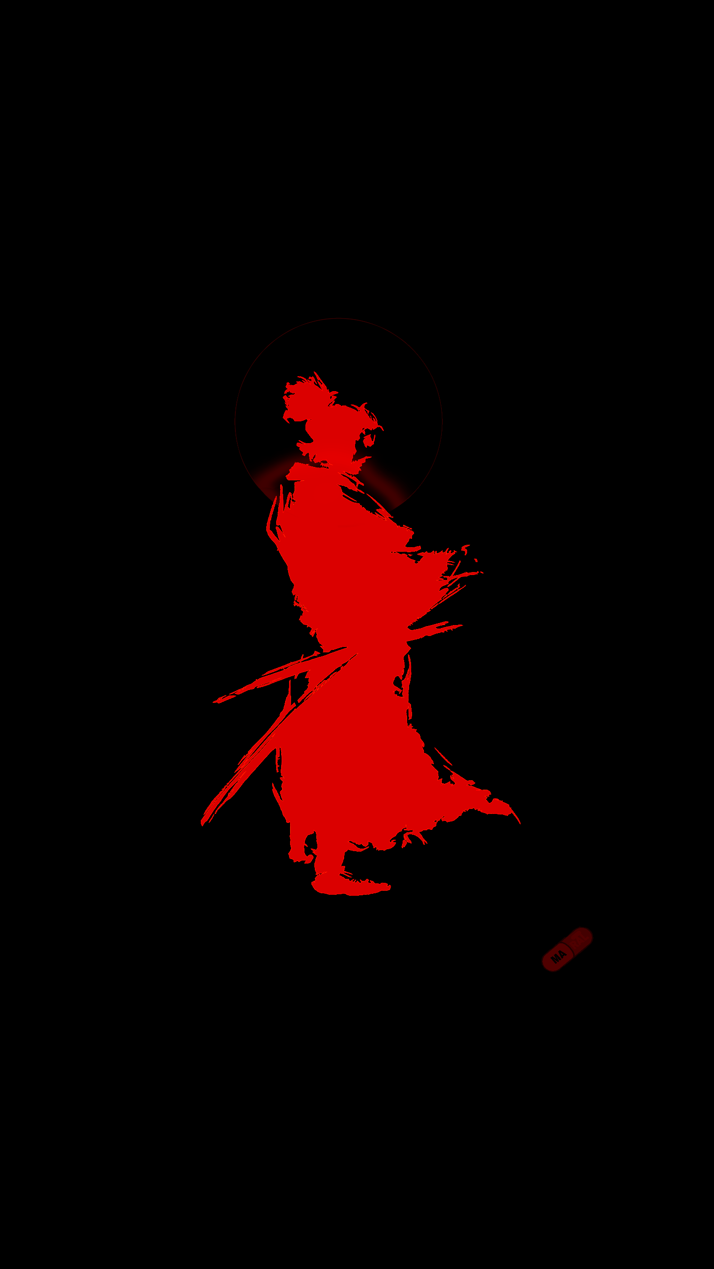1440x2560 Red Ninja Wallpaper