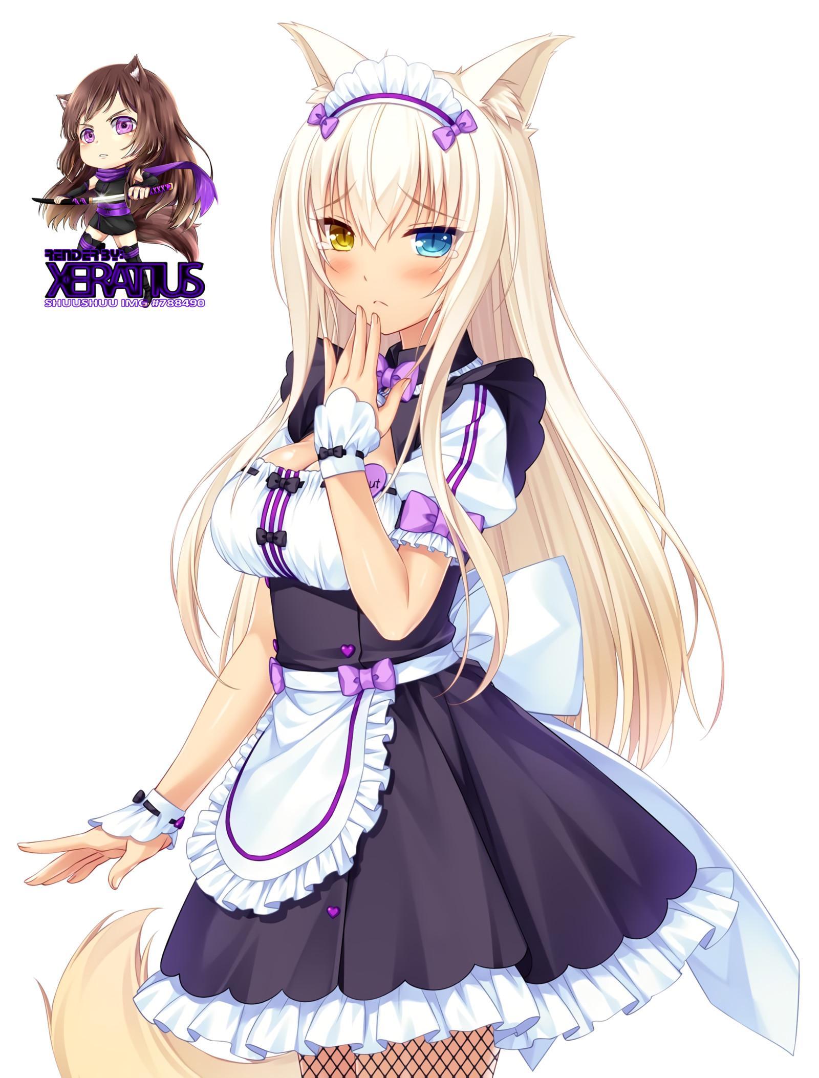 1600x2106 Nekopara Phone Coconut Wallpaper