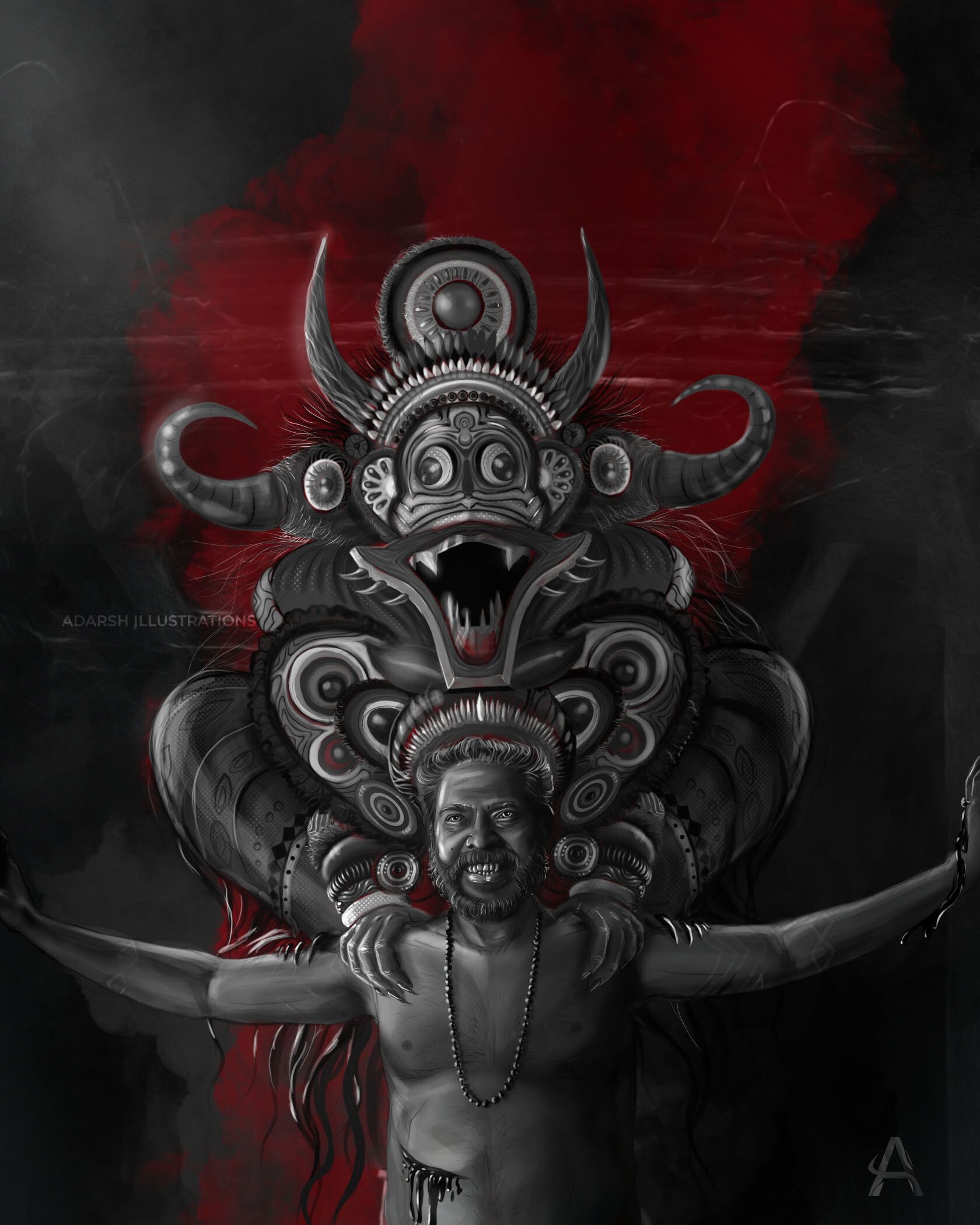 1680x2100 BRAMAYUGAM Chathan X Kodumon Potti