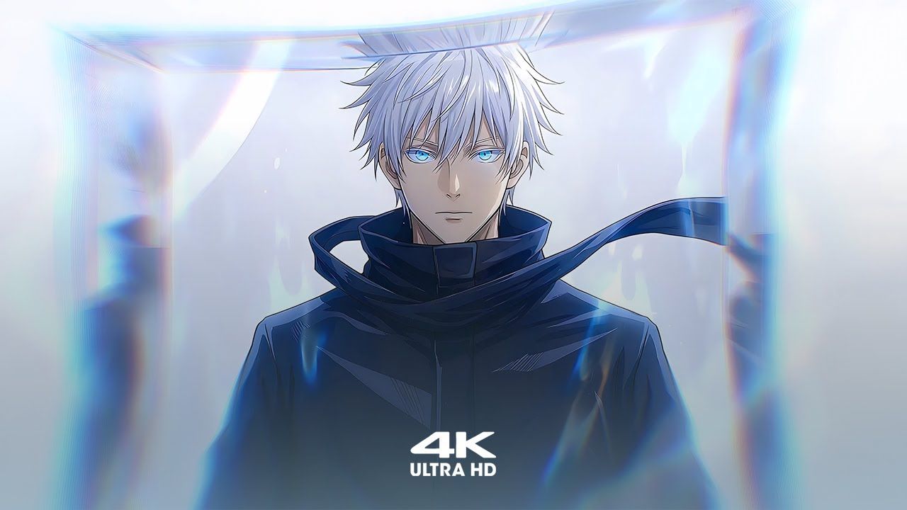 1280x720 Gojo Satoru 4K Live Wallpaper + Screensaver. Jujutsu Kaisen Ultra HD ⚡️