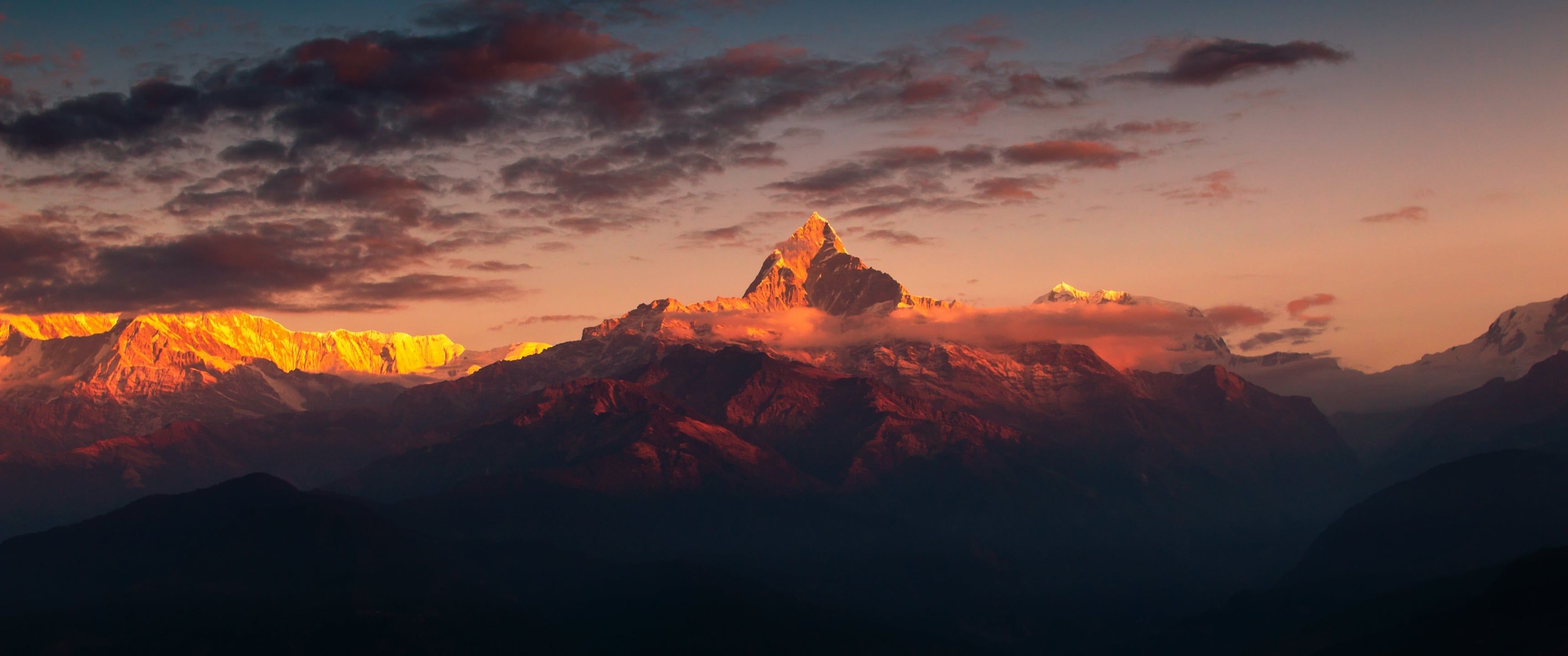 3440x1440 Sunset. Miracle of nature [3440x1440]