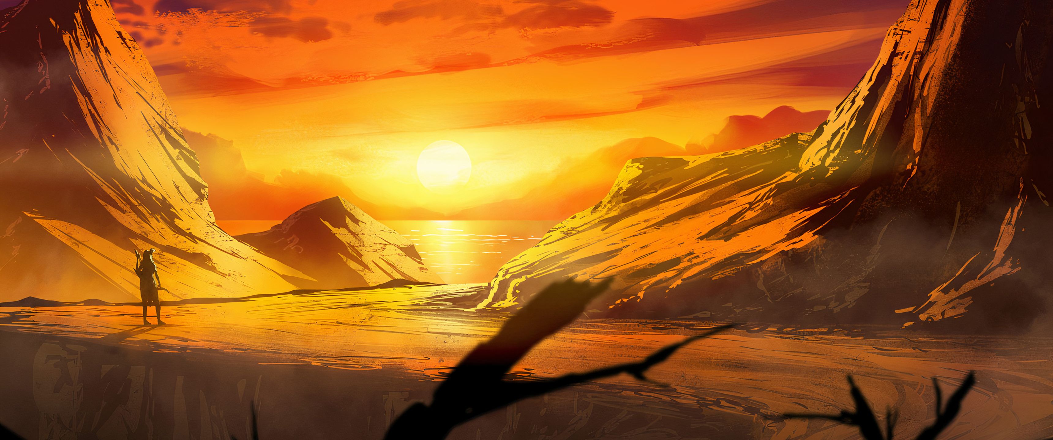 3440x1440 Talk With Sunset UltraWide Quad HD 1440P , HD 4k Wallpaper, Image, Background, Photos and Picture