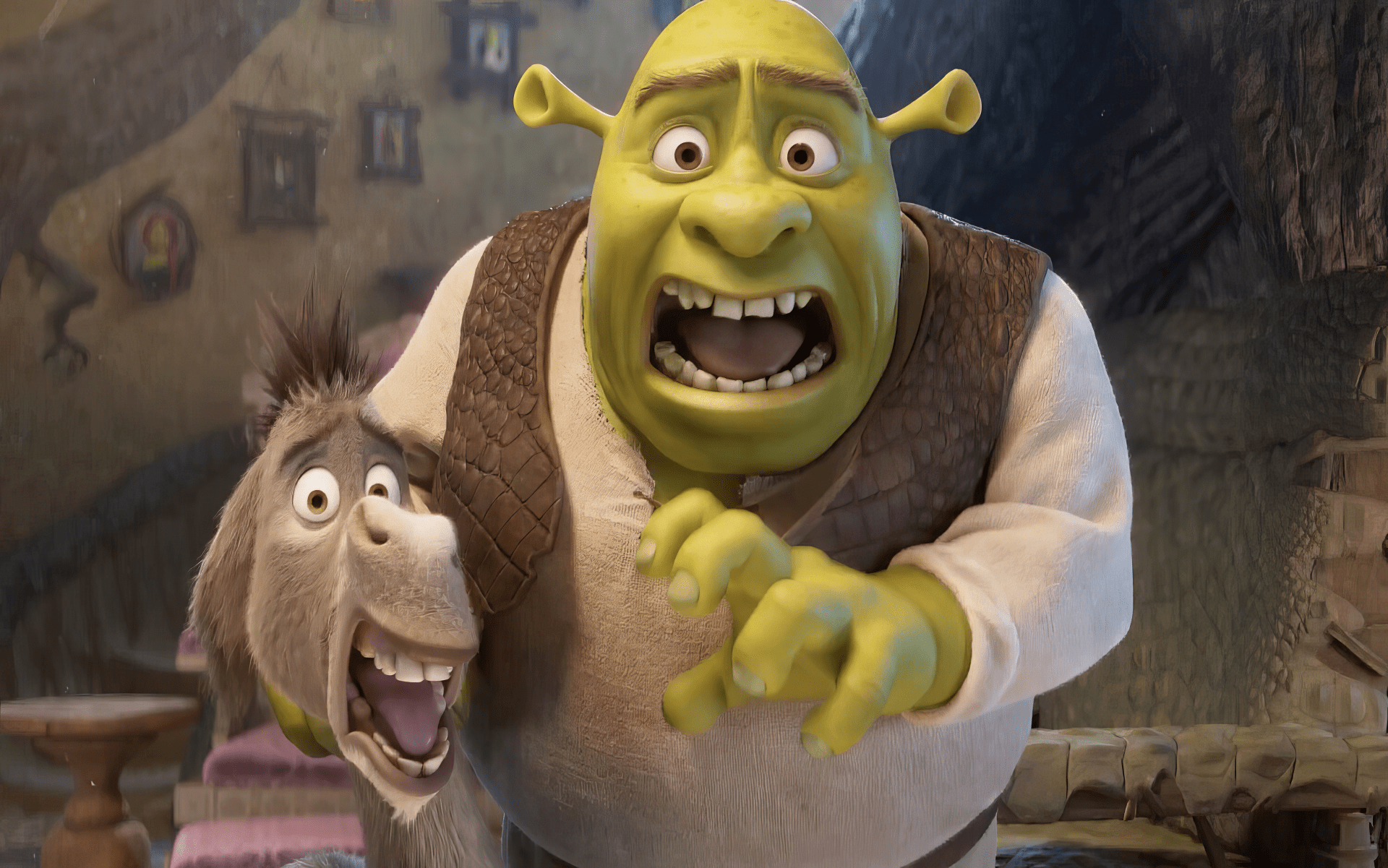 1920x1201 Shrek 5 HD Wallpaper: Shrek and Donkey's Adventurex1201