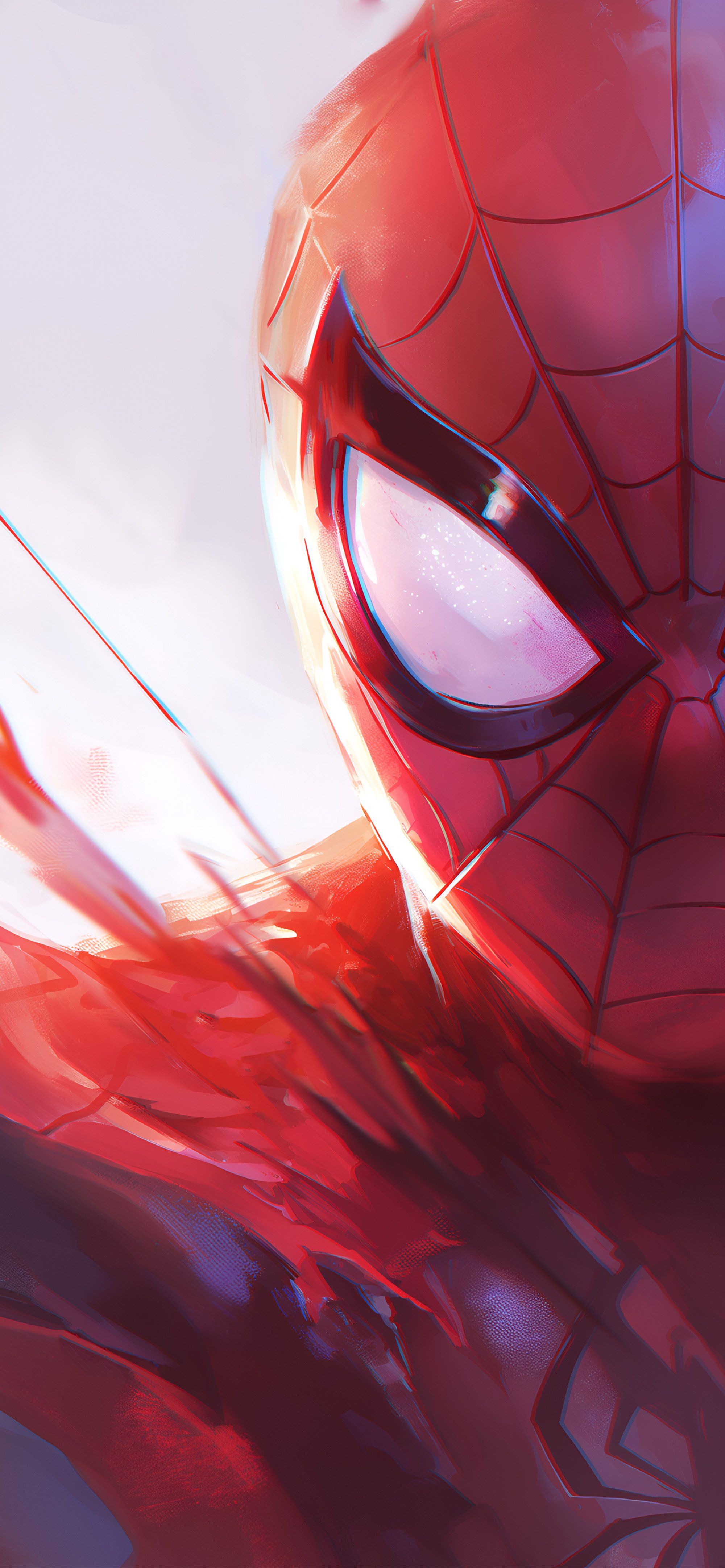 2000x4328 Spider Man & Venom Art Style Matching Wallpaper