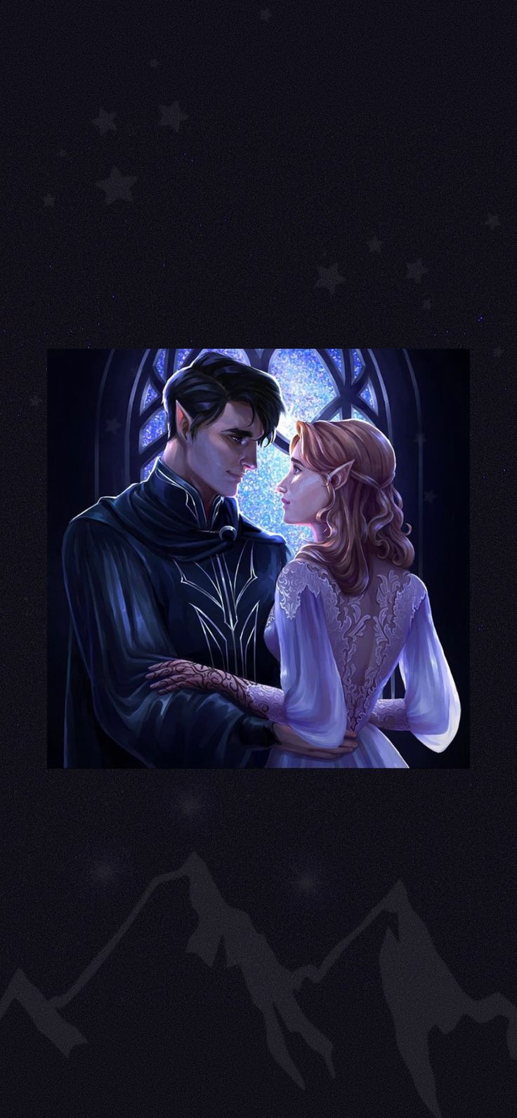 736x1592 A court of thorns and roses wallpaper