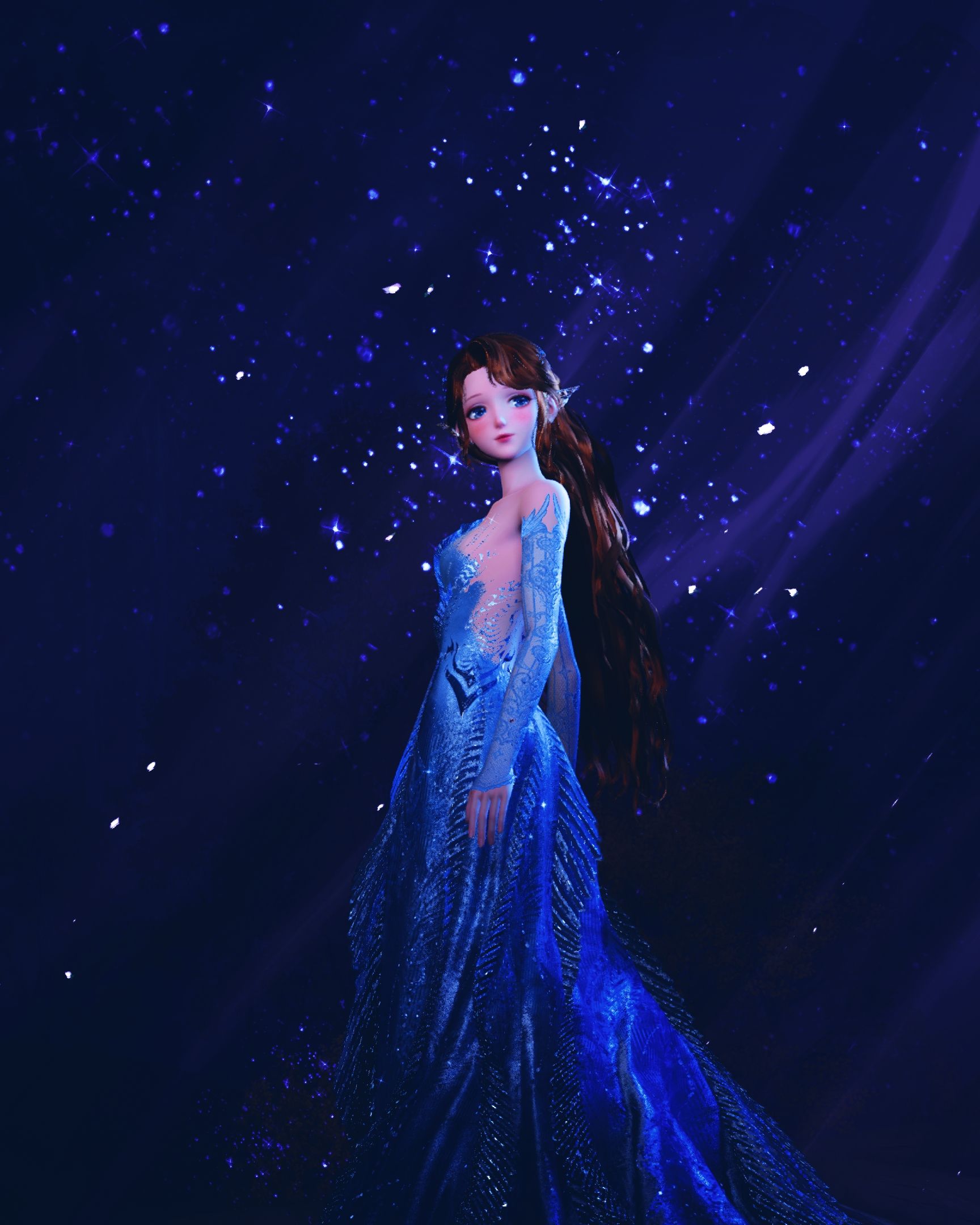 1728x2160 High Lady of the Night Court, Feyre Archeron (ACOMAF)