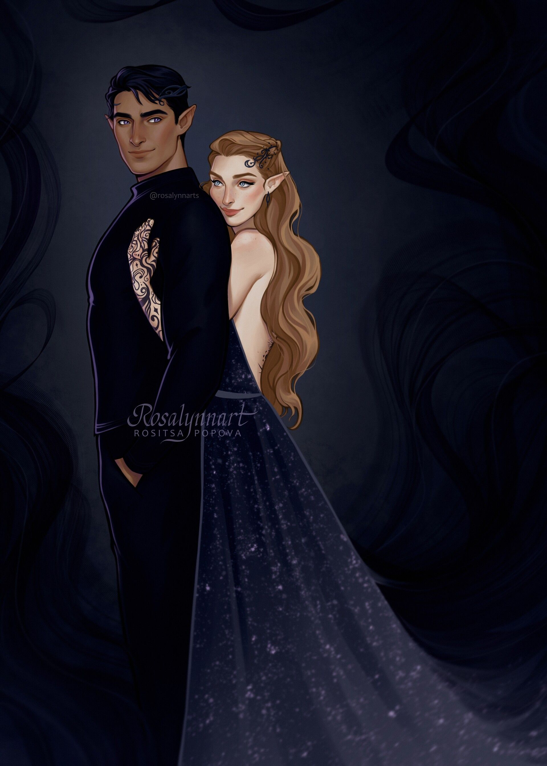 1920x2688 Rhysand & Feyre