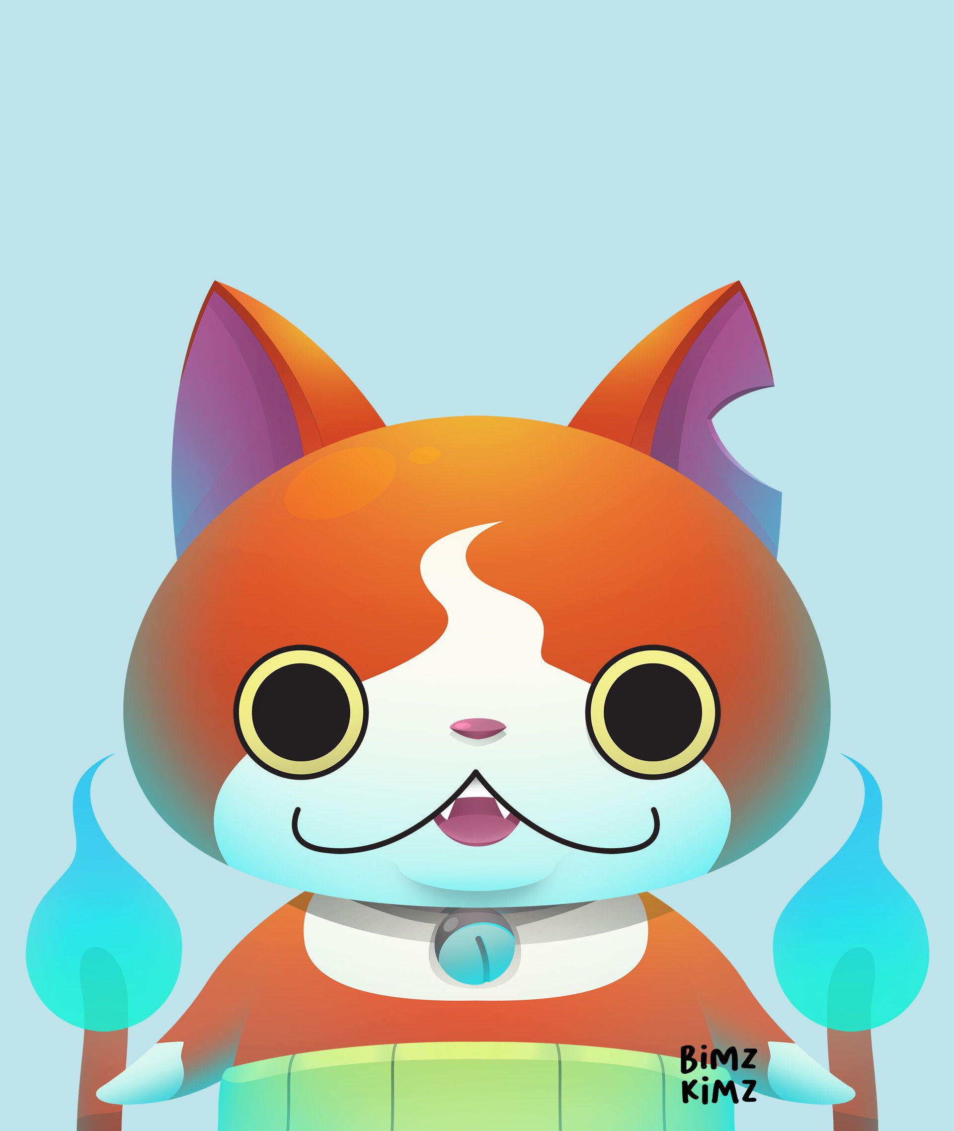 1920x2276 Yokai Watch Fan Art