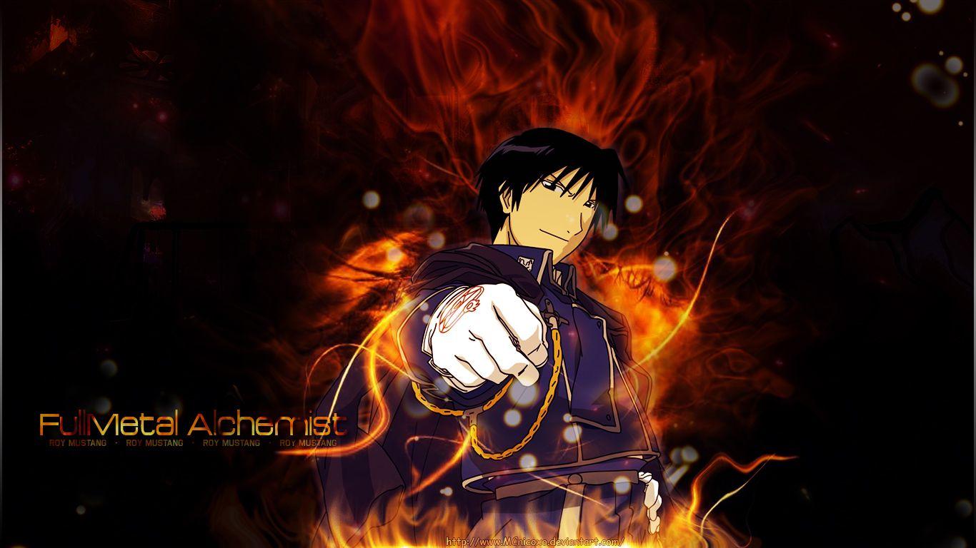 1366x768 Free download Roy Mustang Wallpaper FMA by MCnicoxo [1366x768]