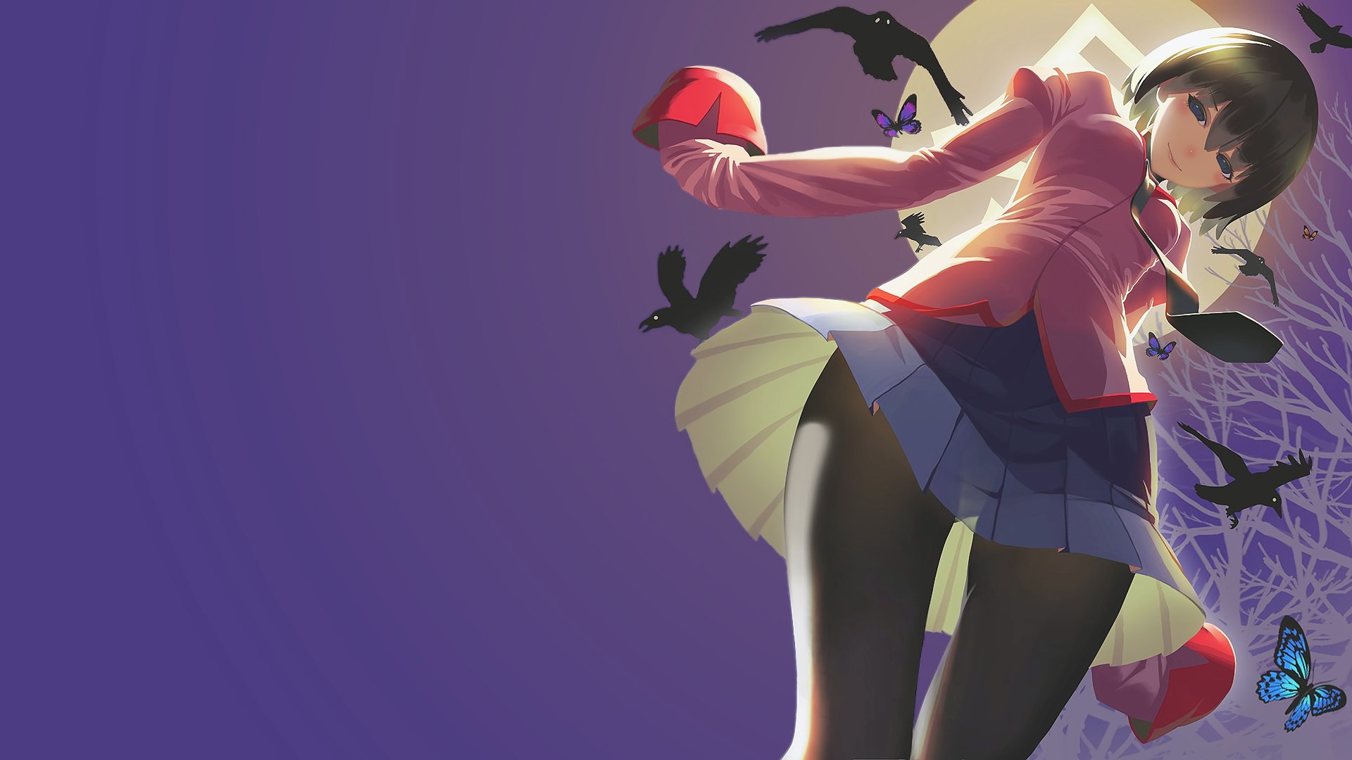1920x1080 Free Ougi Oshino 4K Wallpaper & Desktop HD Background for PC