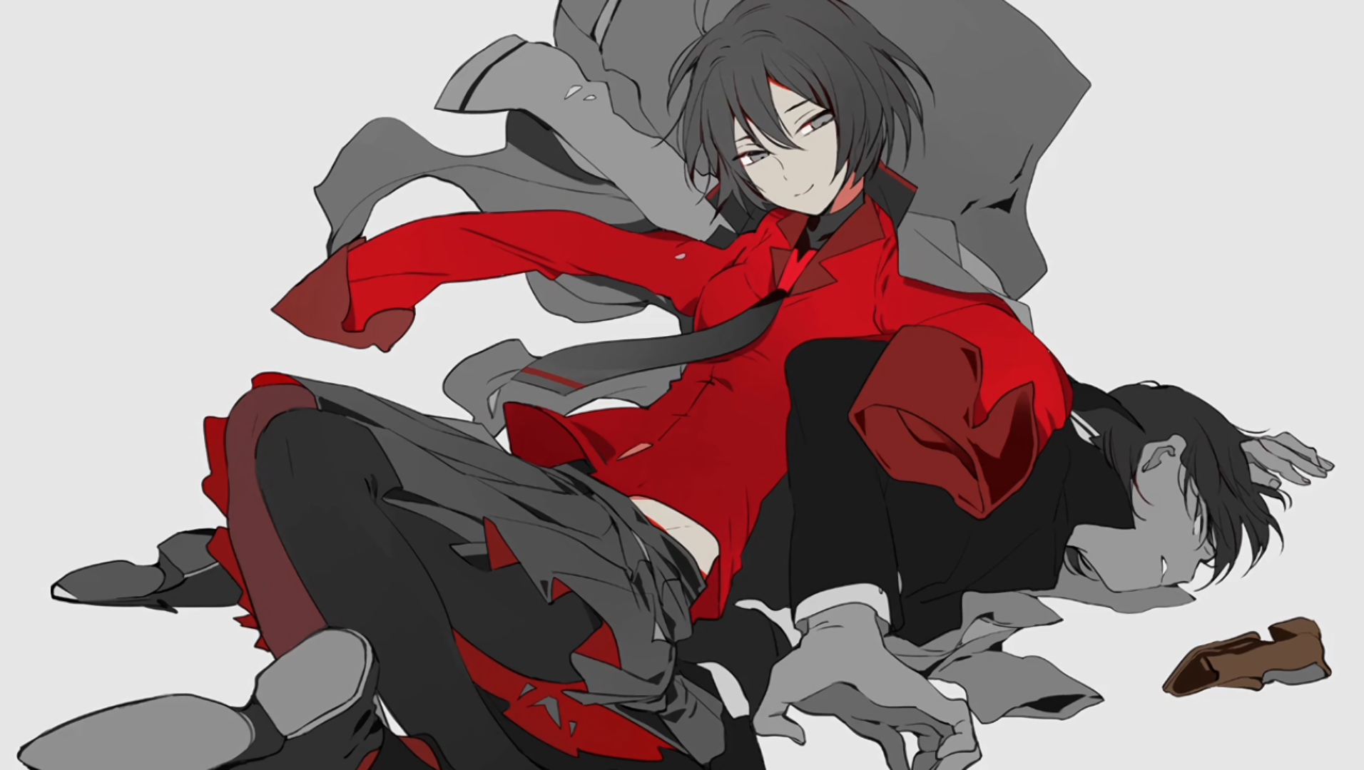 1912x1080 Download Ougi Oshino Koyomi Araragi Anime Monogatari (Series) Wallpaperx1080