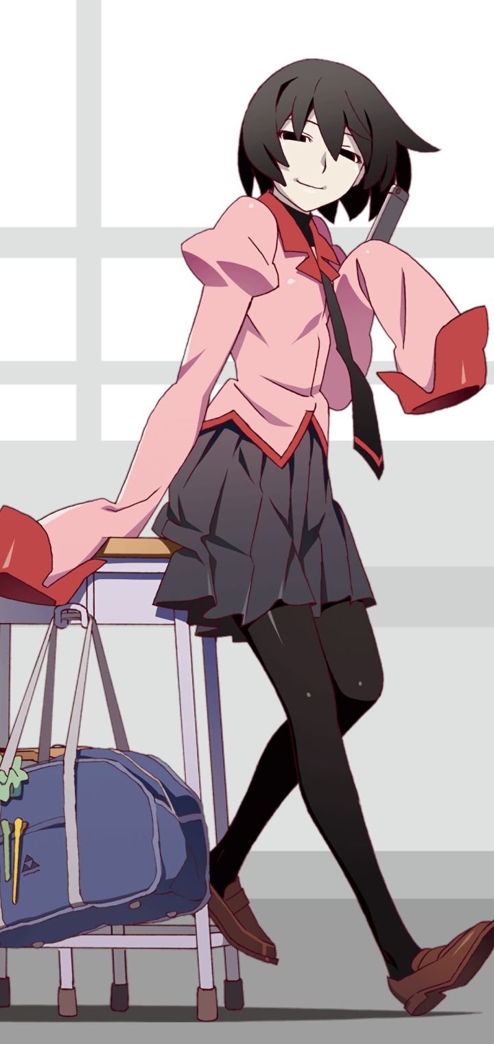720x1520 Phone wallpaper: Anime, Monogatari (Series), Ougi Oshino 1349477