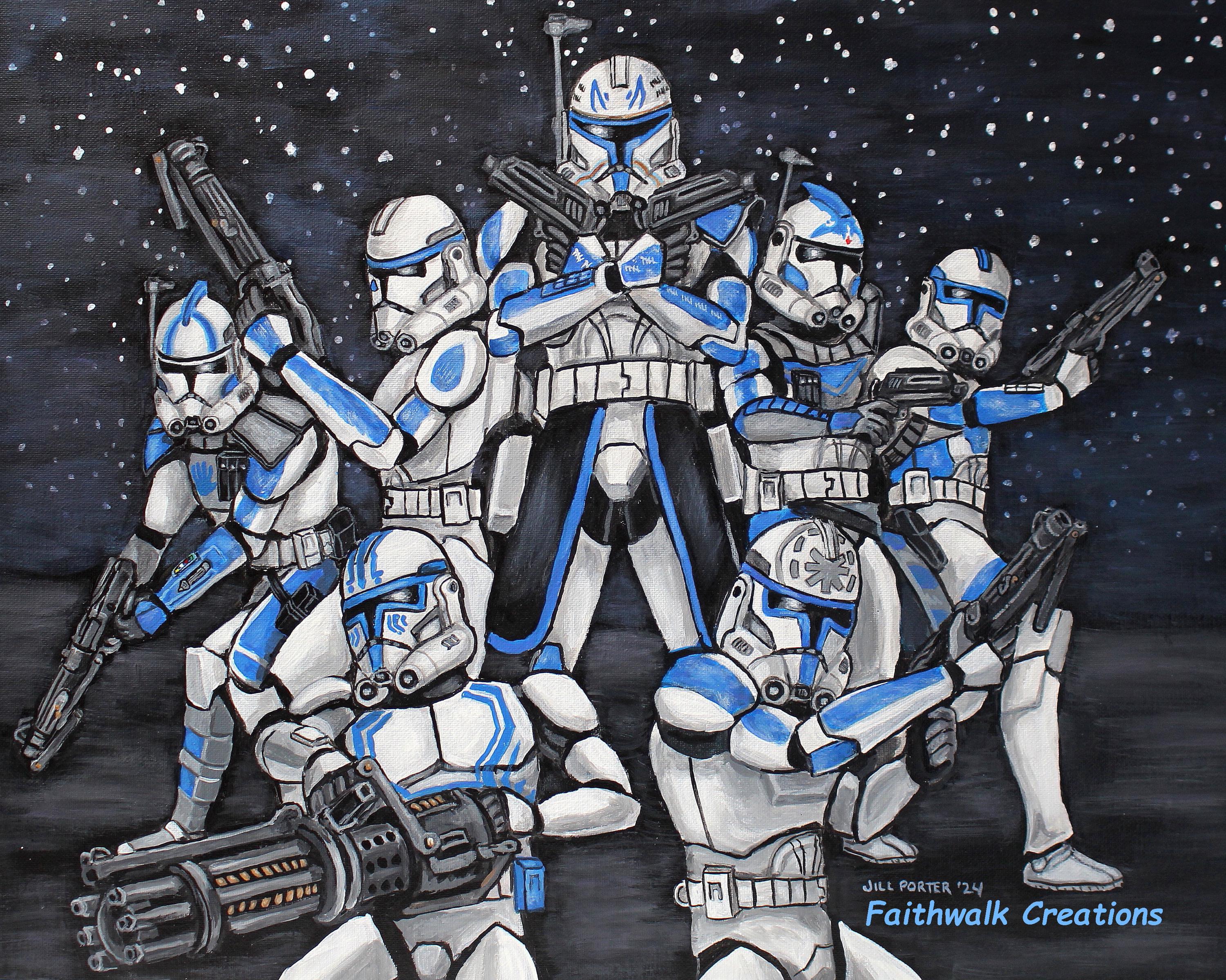 3000x2399 Clone Trooper Fives Art