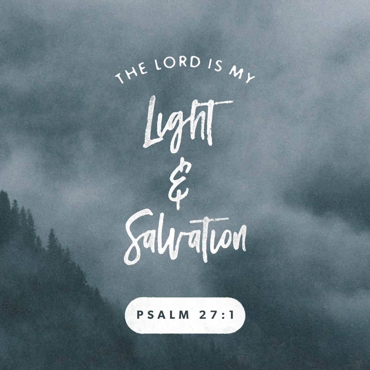 1280x1280 Psalm 27:1. Creative. Scripture Art. Free Church Resources from Life.Church