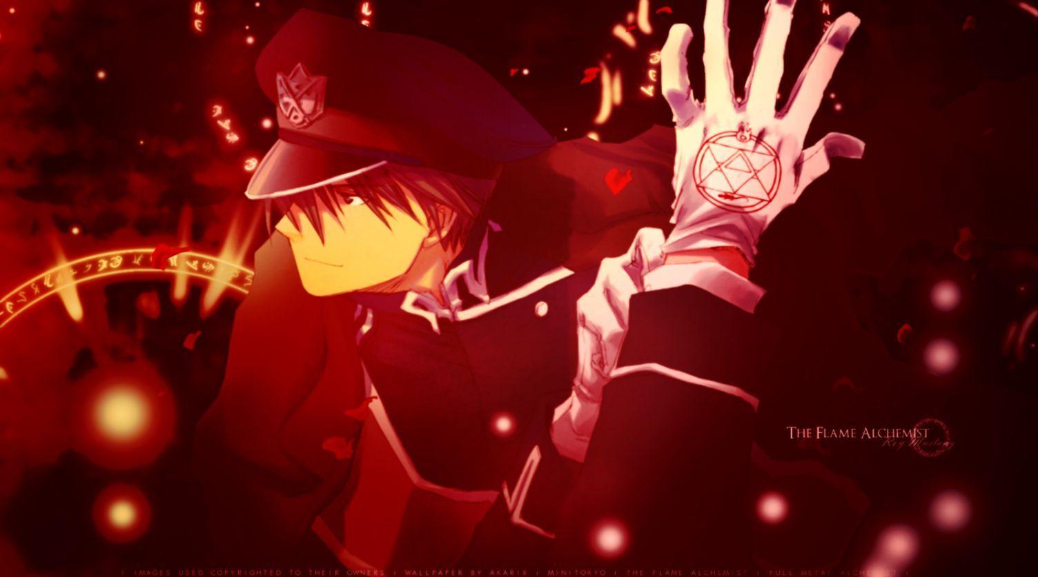 1504x837 Roy Mustang Flame Alchemist HD Wallpaper