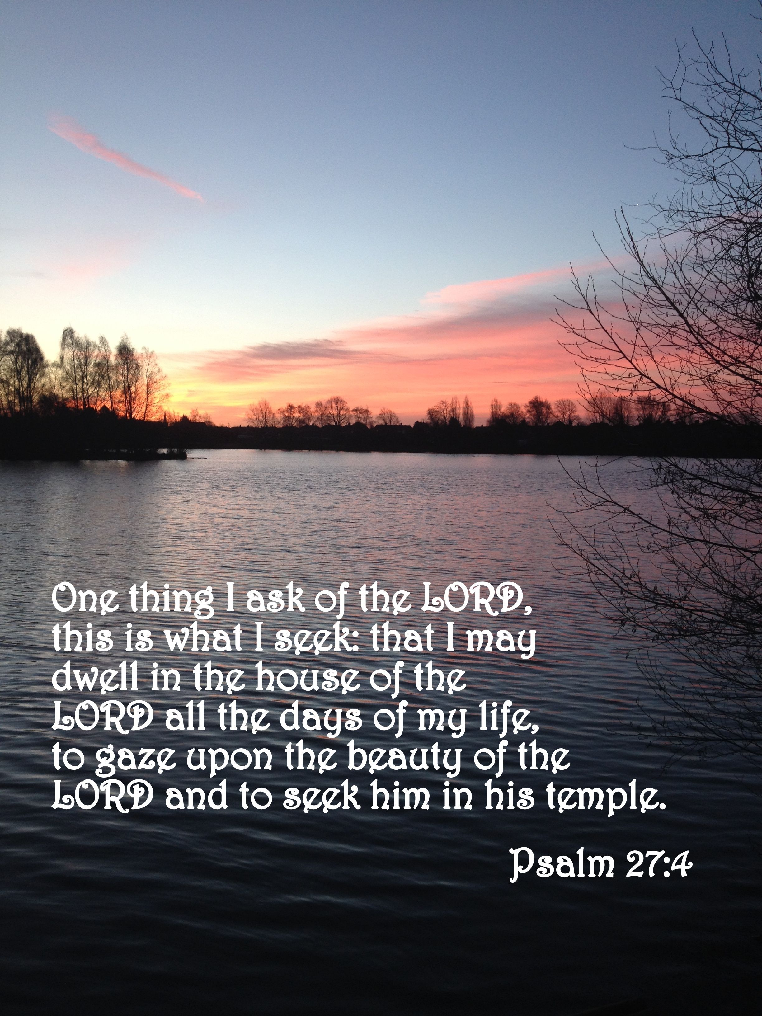 2448x3264 Dwell Here Forever (Psalm 27:4). The Bottom of a Bottle