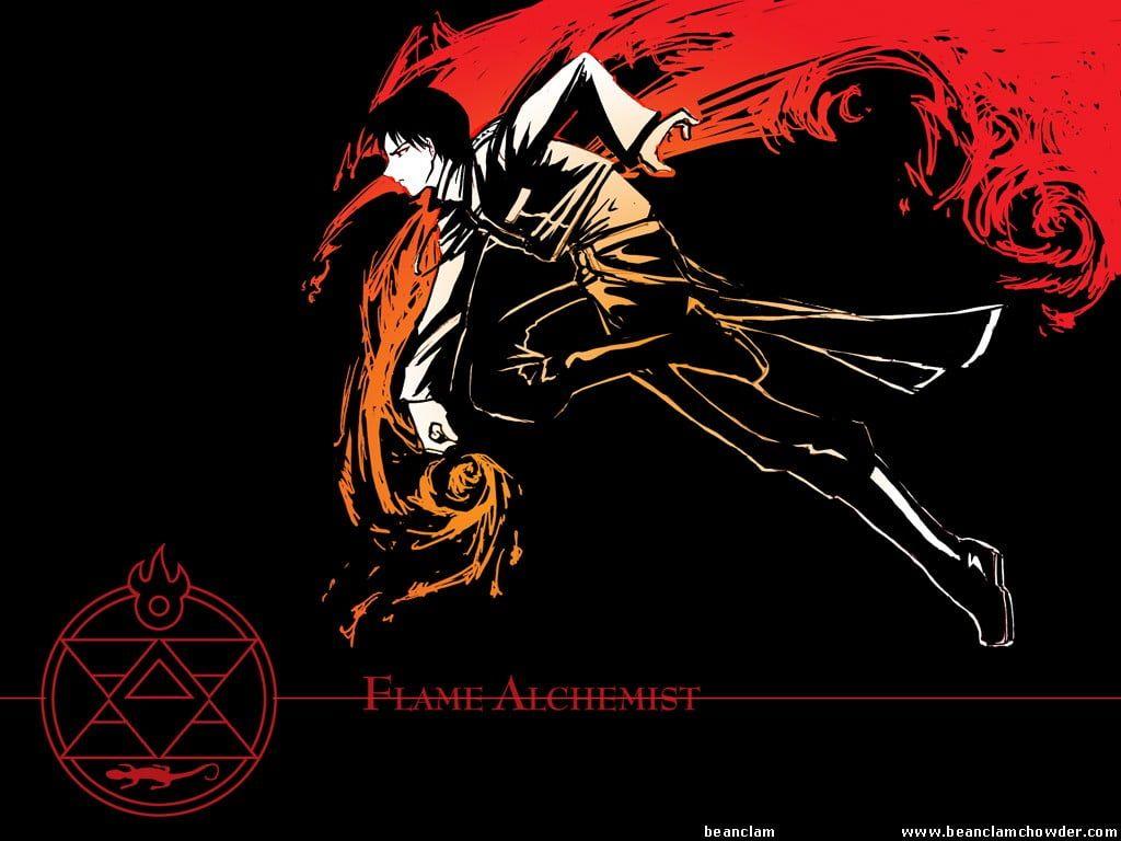 1024x768 Roy Mustang Flame Alchemist digital wallpaper, Full Metal