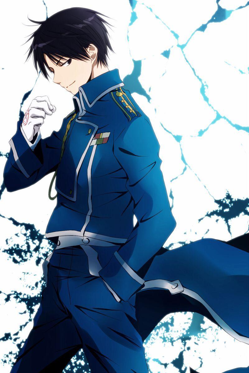 800x1200 Fullmetal Alchemist: Brotherhood. FMA. Roy Mustang Flame