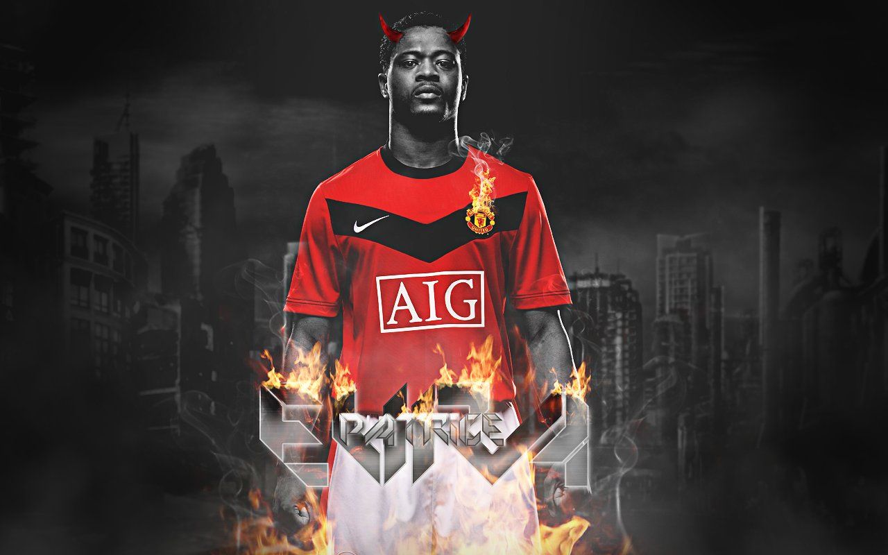 1280x800 Patrice Evra (21). Manchester United Wallpaper