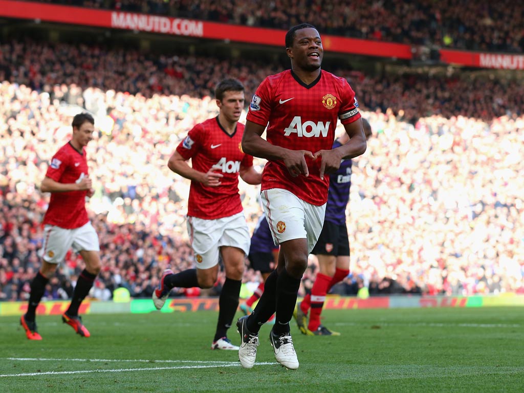 1024x768 Patrice Evra warns rivals that Manchester United 'are back'
