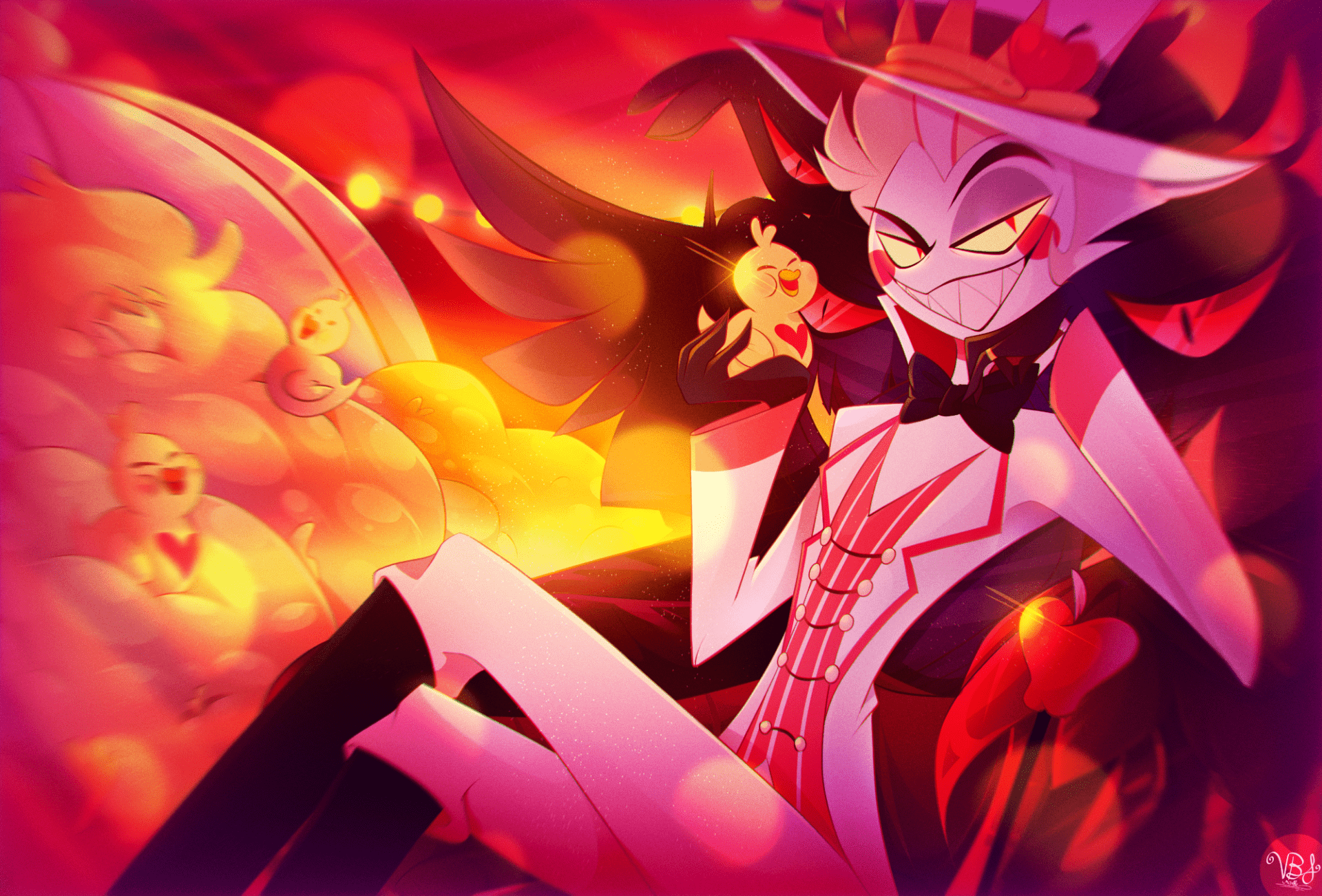 1920x1302 Lucifer's Reign: HD Hazbin Hotel TV Show Wallpaper