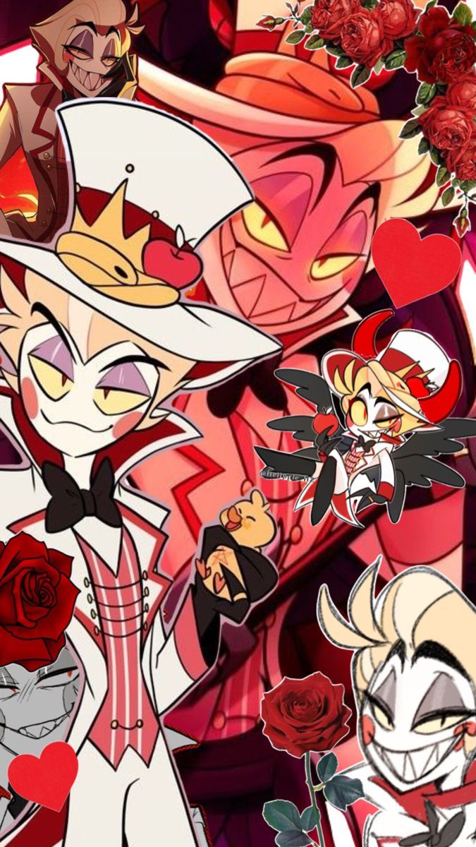 675x1200 HazbinHotel #Wallpaper #Collage #Lucifer #LuciferMorningstar #Fyp #Hazbin # wallpaper #Anime #Collage