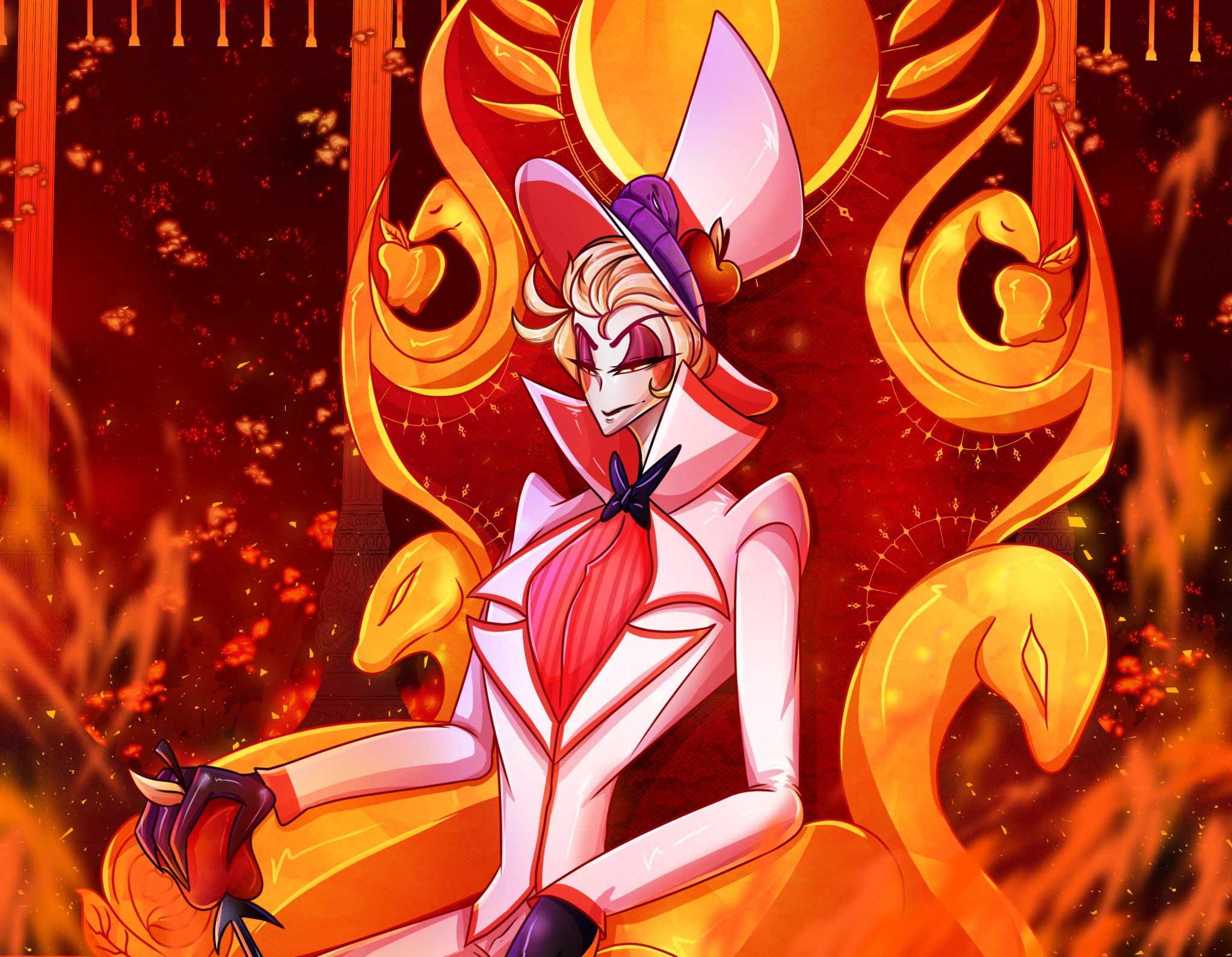 2048x1591 Free Lucifer (Hazbin Hotel) 4K Wallpaper & Desktop HD Background for PC