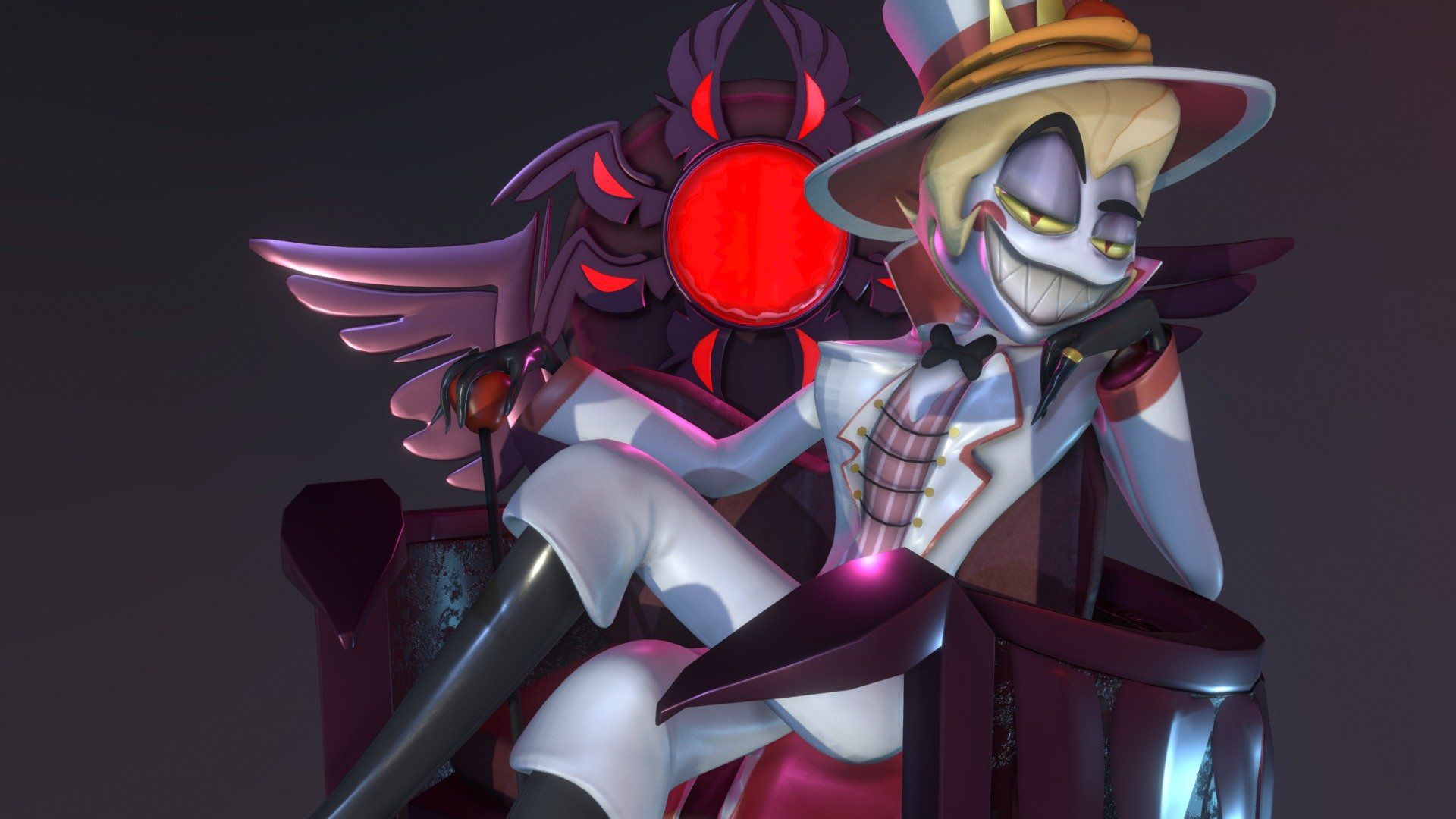1920x1080 Lucifer from Hazbin Hotel model by daisyshot [0674689]