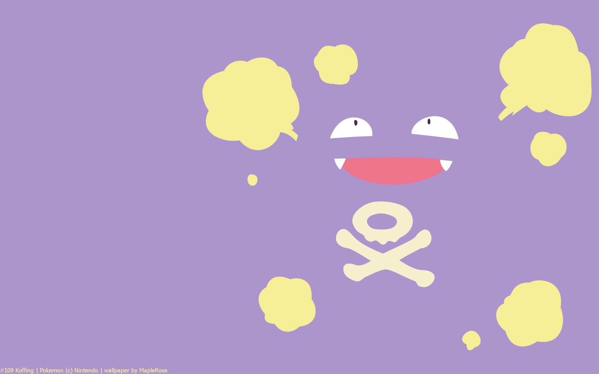 1920x1200 Koffing. PokéWalls