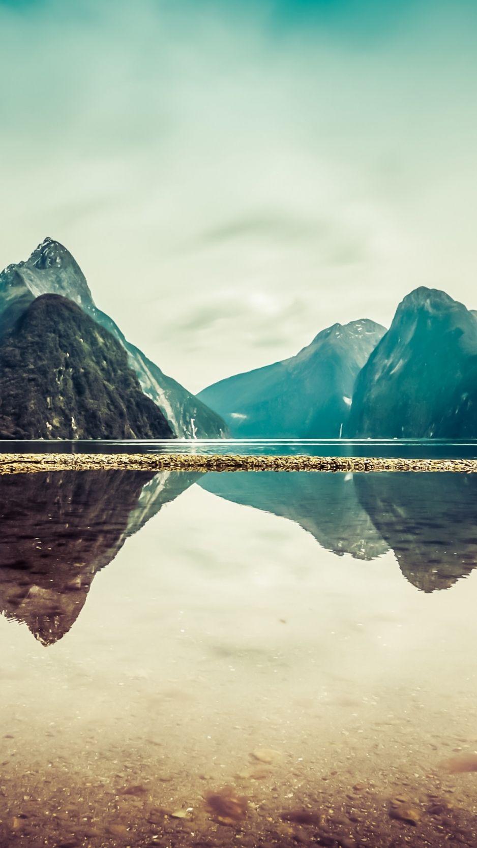 938x1668 Tải xuống New Zealand, hình nền 5k, 4k, milford, núi, sông