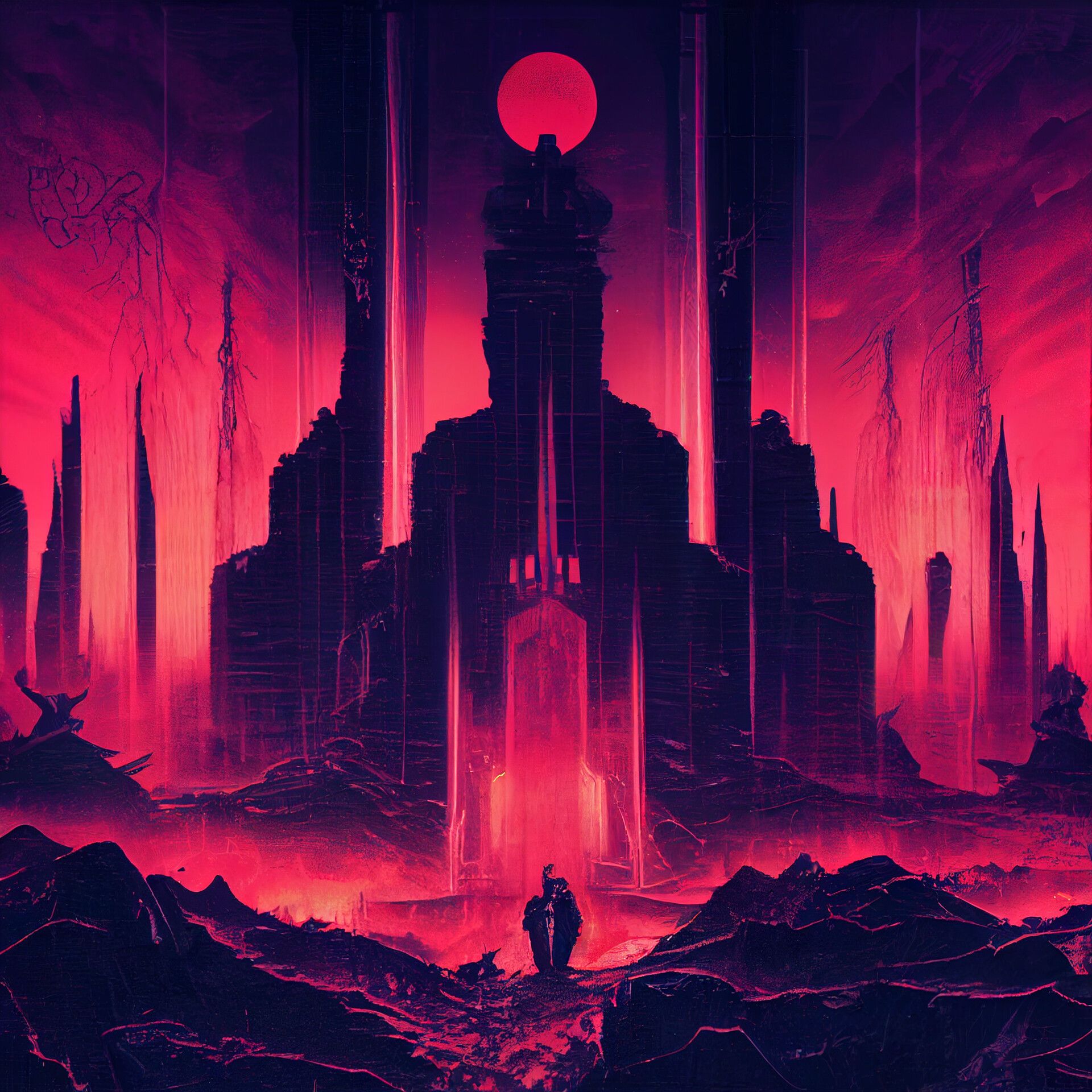 1920x1920 Darksynth Explorations