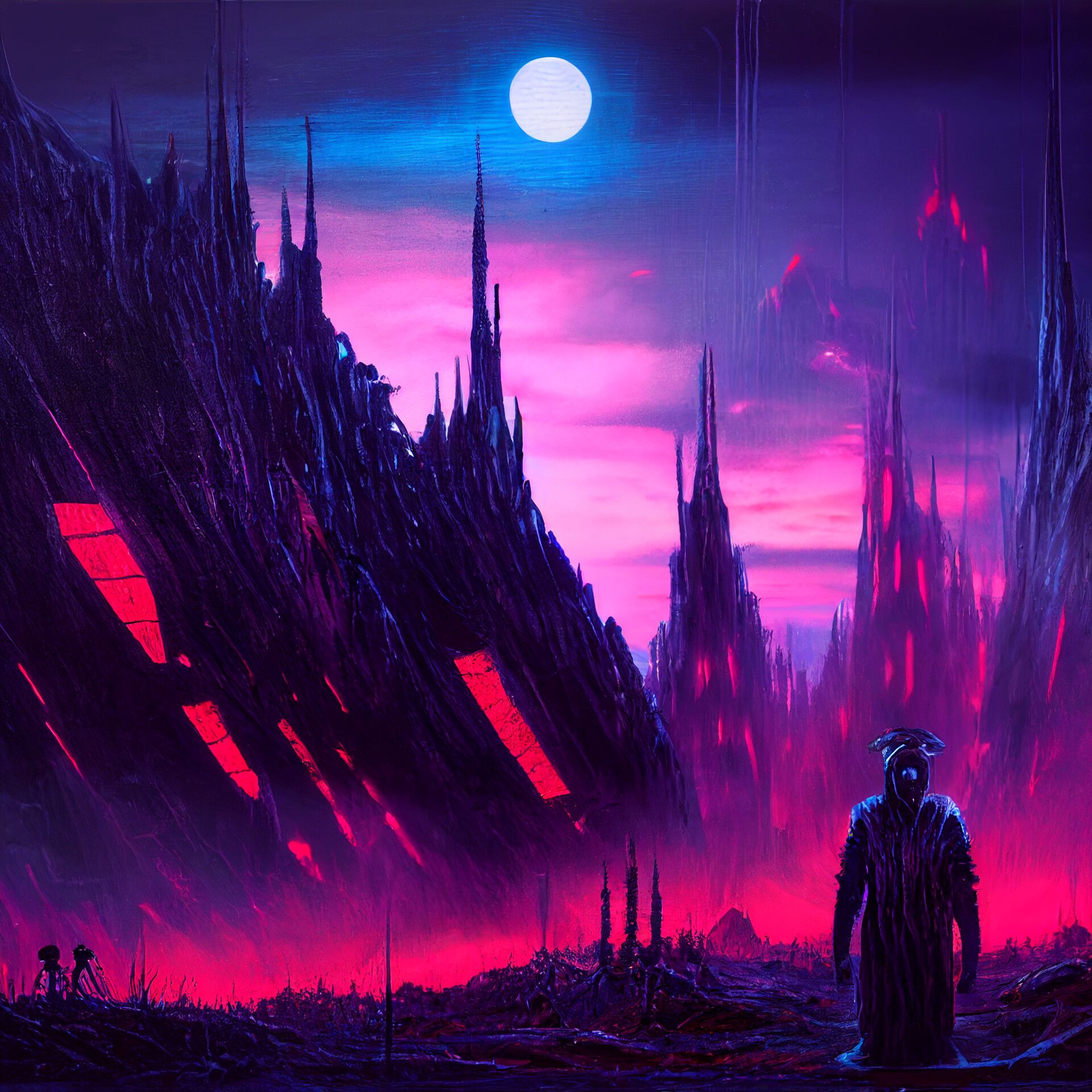 1920x1920 Darksynth Explorations