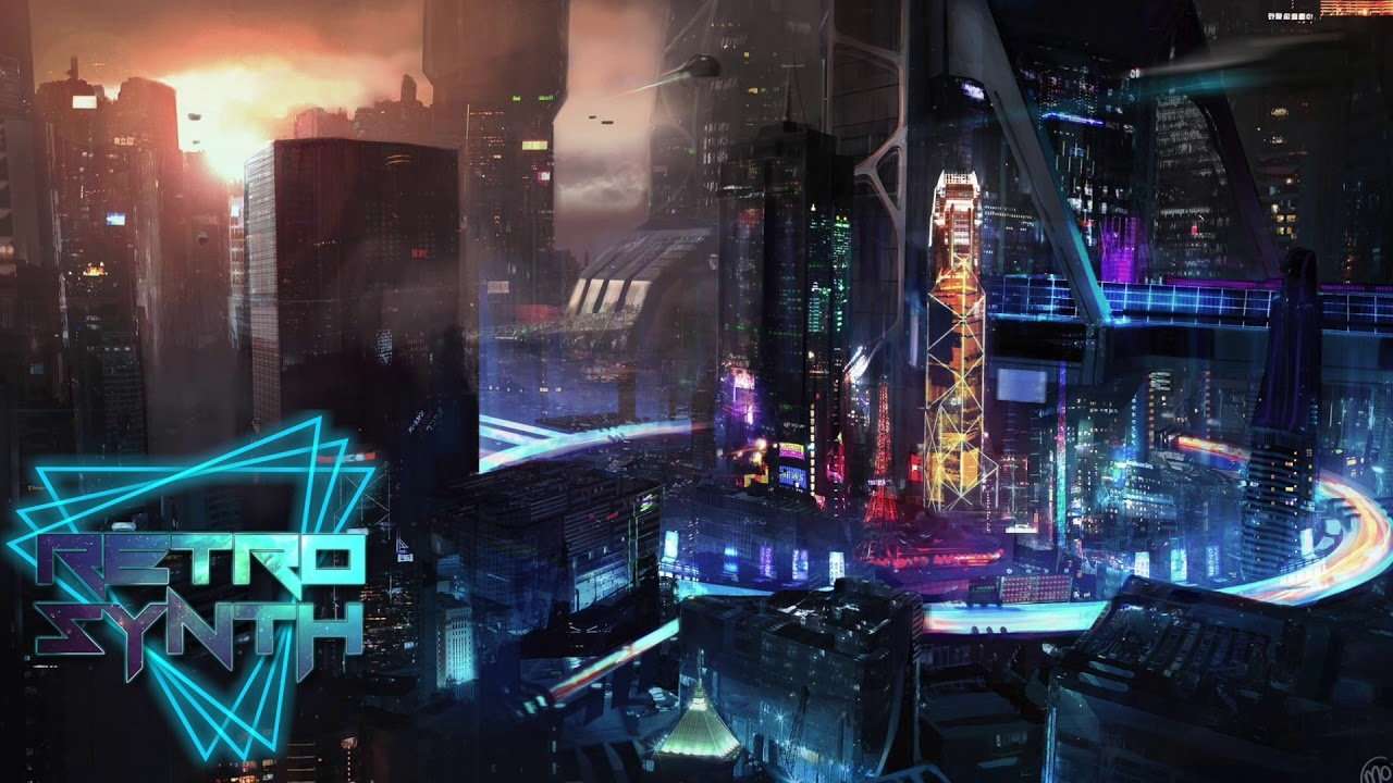 1280x720 Neontenic Space Romance. RetroSynth (Cyberpunk Dark Synth)