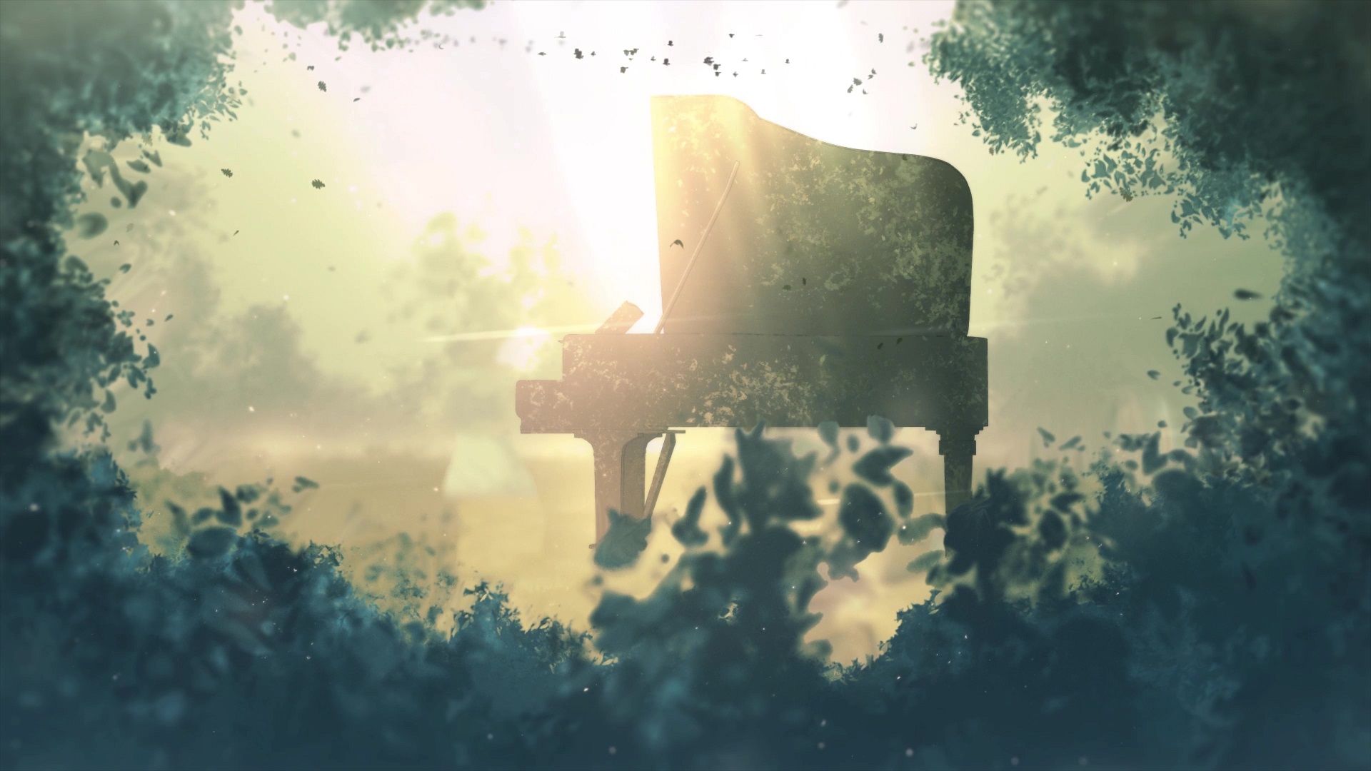 1920x1080 Piano In The Forest Live Wallpaper