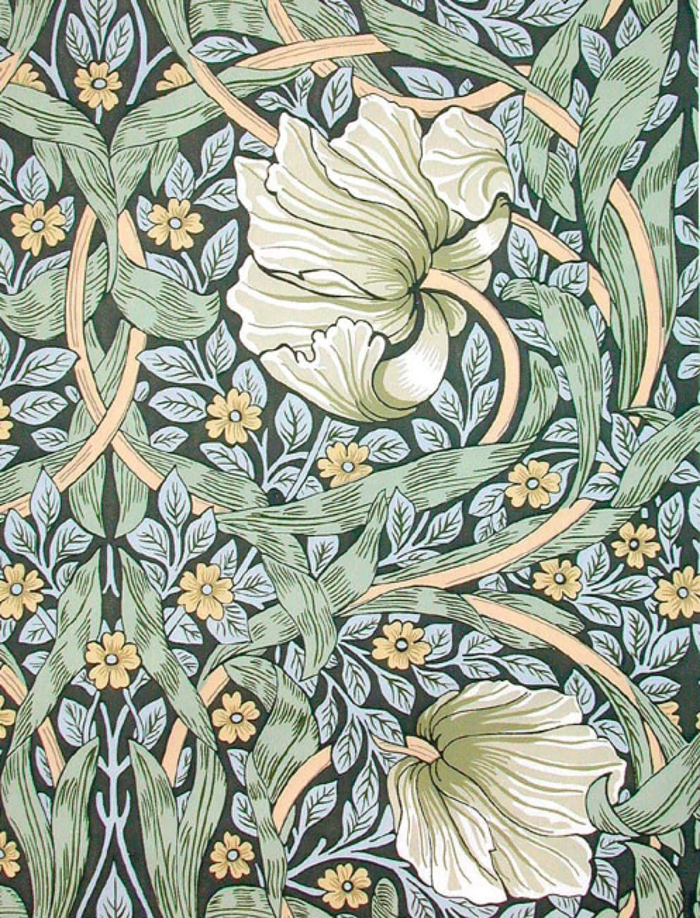 994x1304 Download Art Nouveau Painting of Woman with Birds Wallpaper