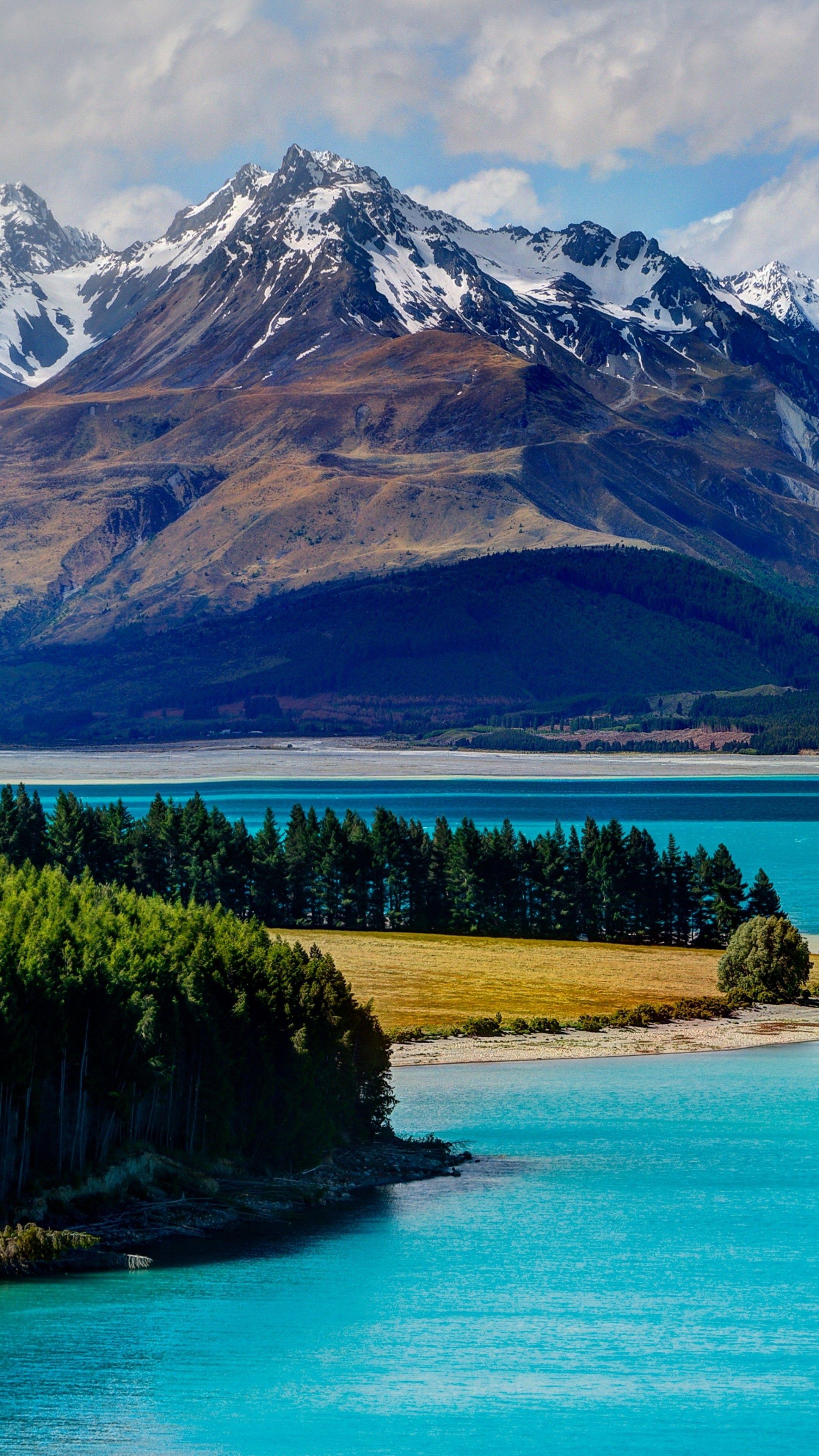 Hình nền 2160x3840 Hồ Tekapo, 5k, Hình nền 4k, Đảo Nam, New Zealand
