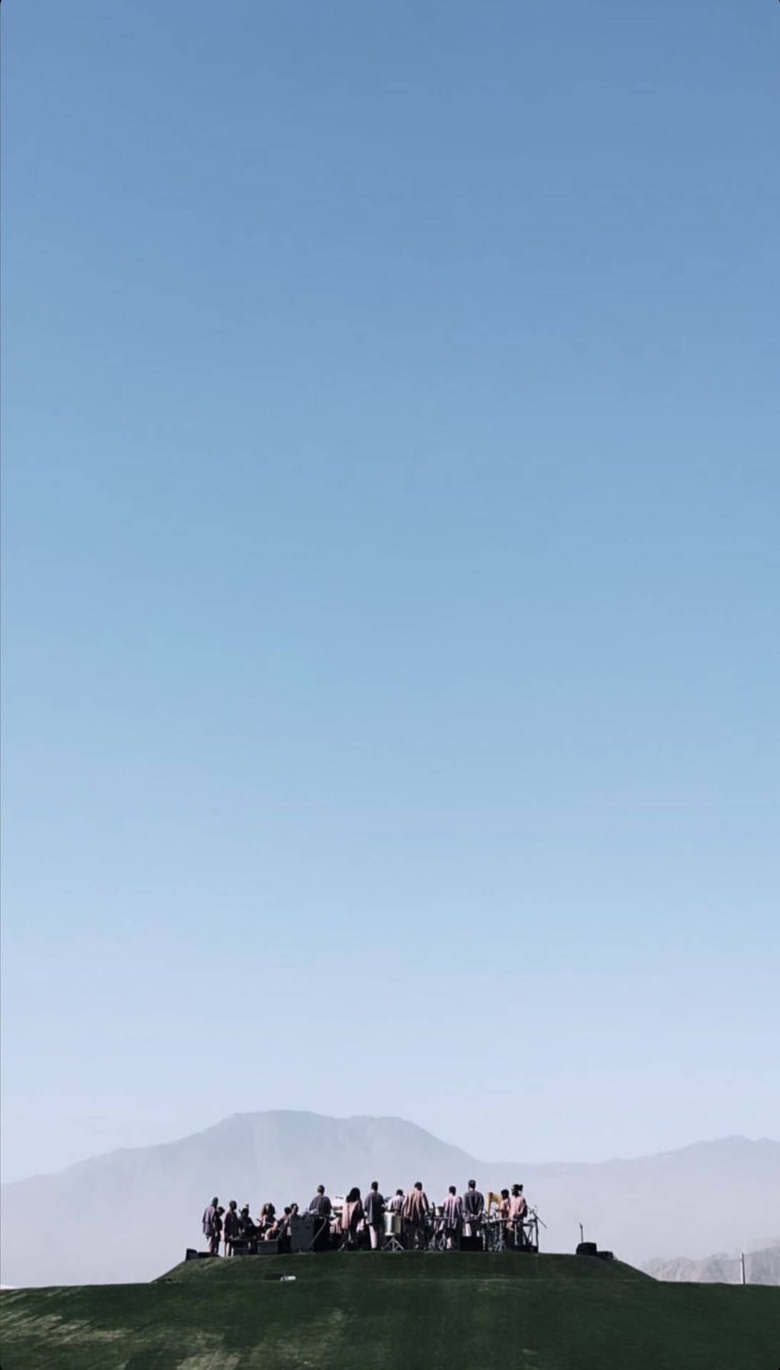 1093x1920 Download Kanye West Ye Mount Coachella Wallpaper