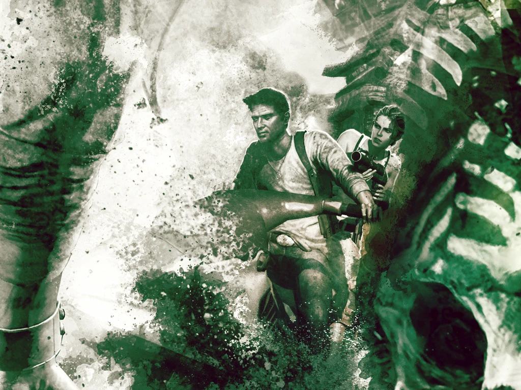 1024x768 Uncharted 1: Drake's Fortune Poster - Behance