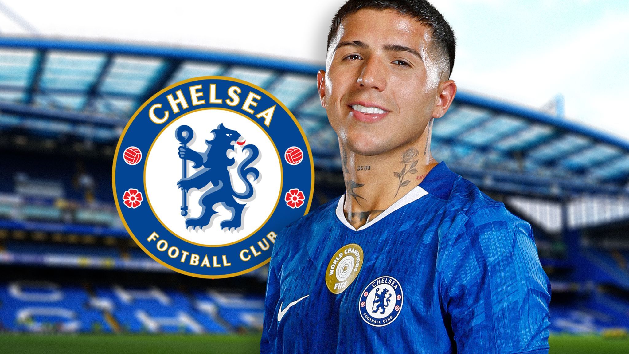 2048x1152 Enzo Fernandez interview: 'I want to follow in Frank Lampard's footsteps at Chelsea and win lots more trophies'