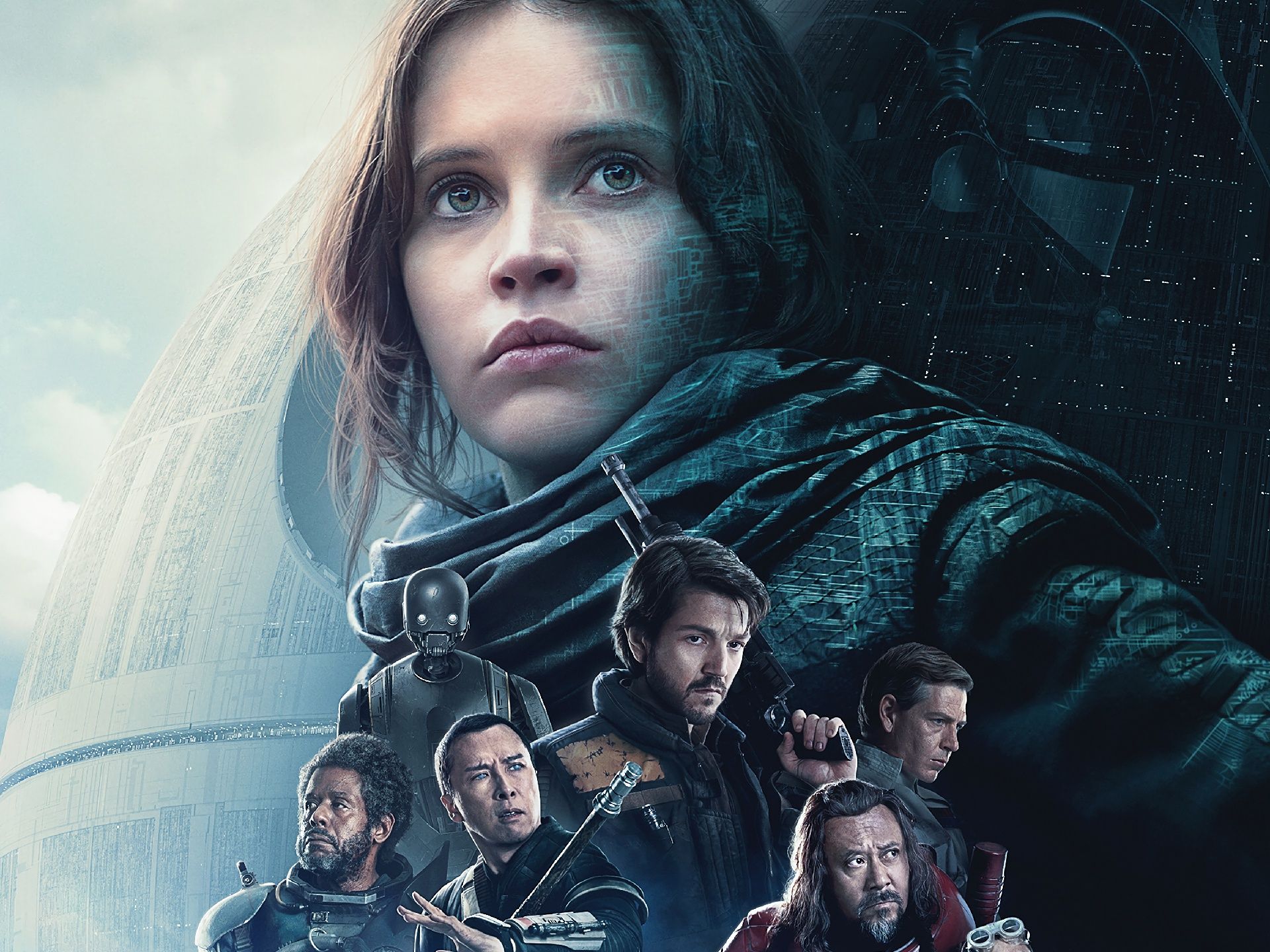 1920x1440 Wallpaper Star Wars, Movie, Forest Whitaker, Felicity Jones, Donnie Yen, Rogue One: A Star Wars Story, Diego Luna, Rogue One. Star Wars: The History For Mobile And Desktop, Section фильмы, Resolution 1920x1440
